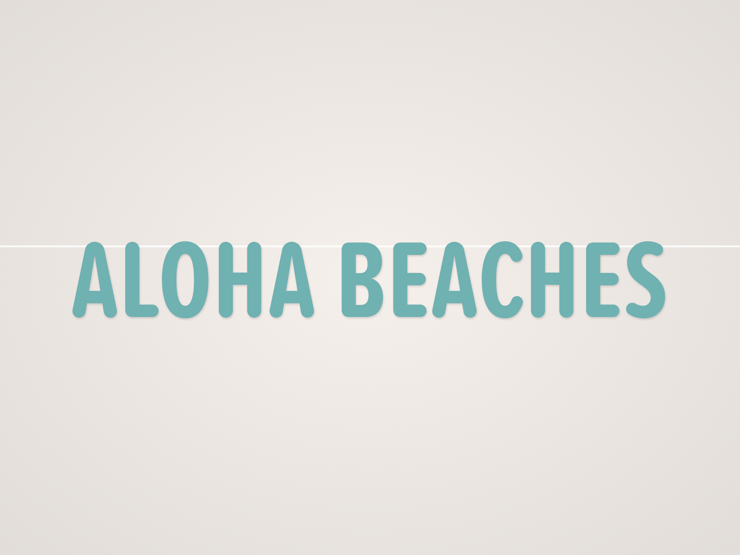 Aloha Beaches Banner