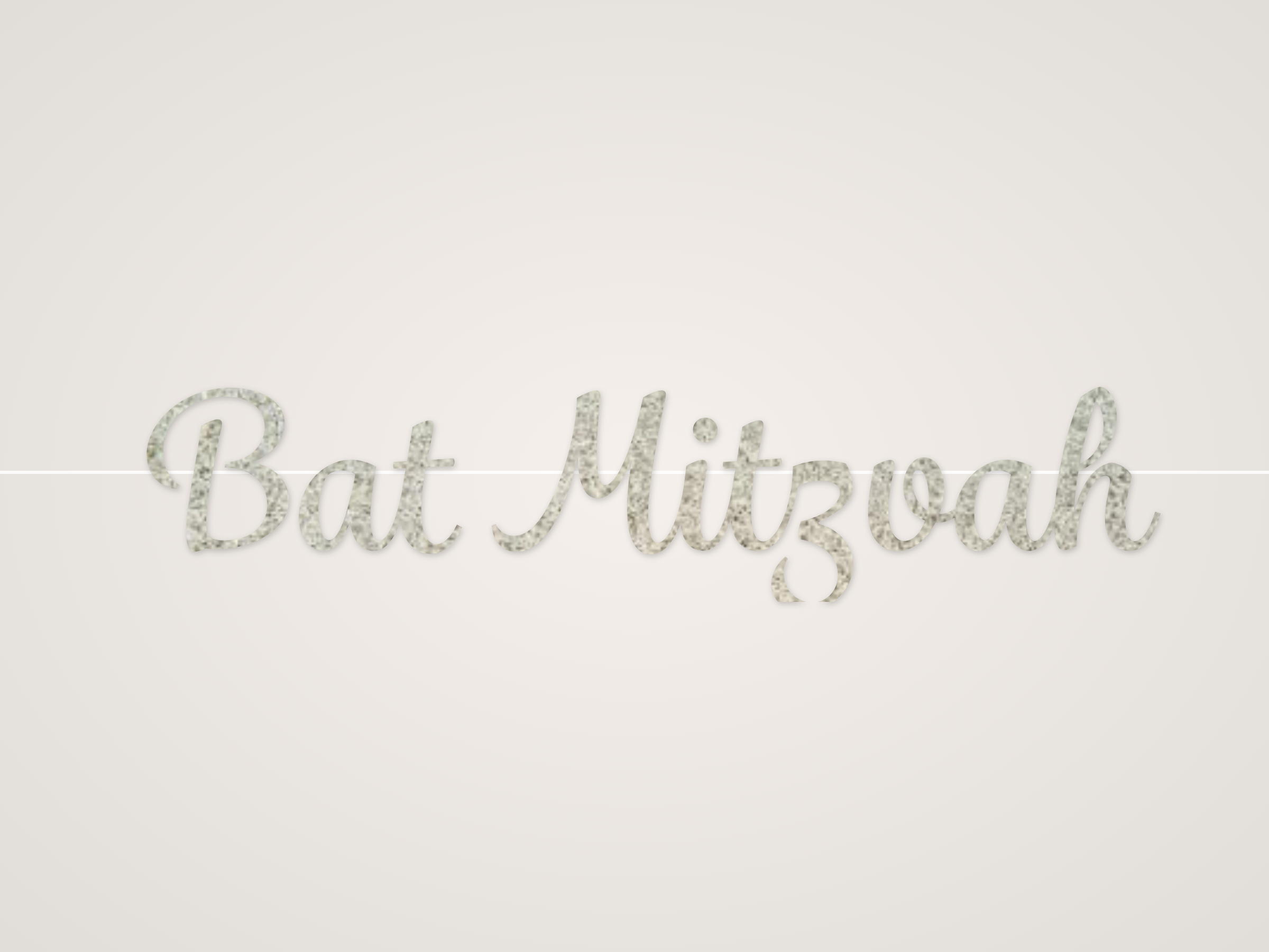 Bat Mitzvah Banner