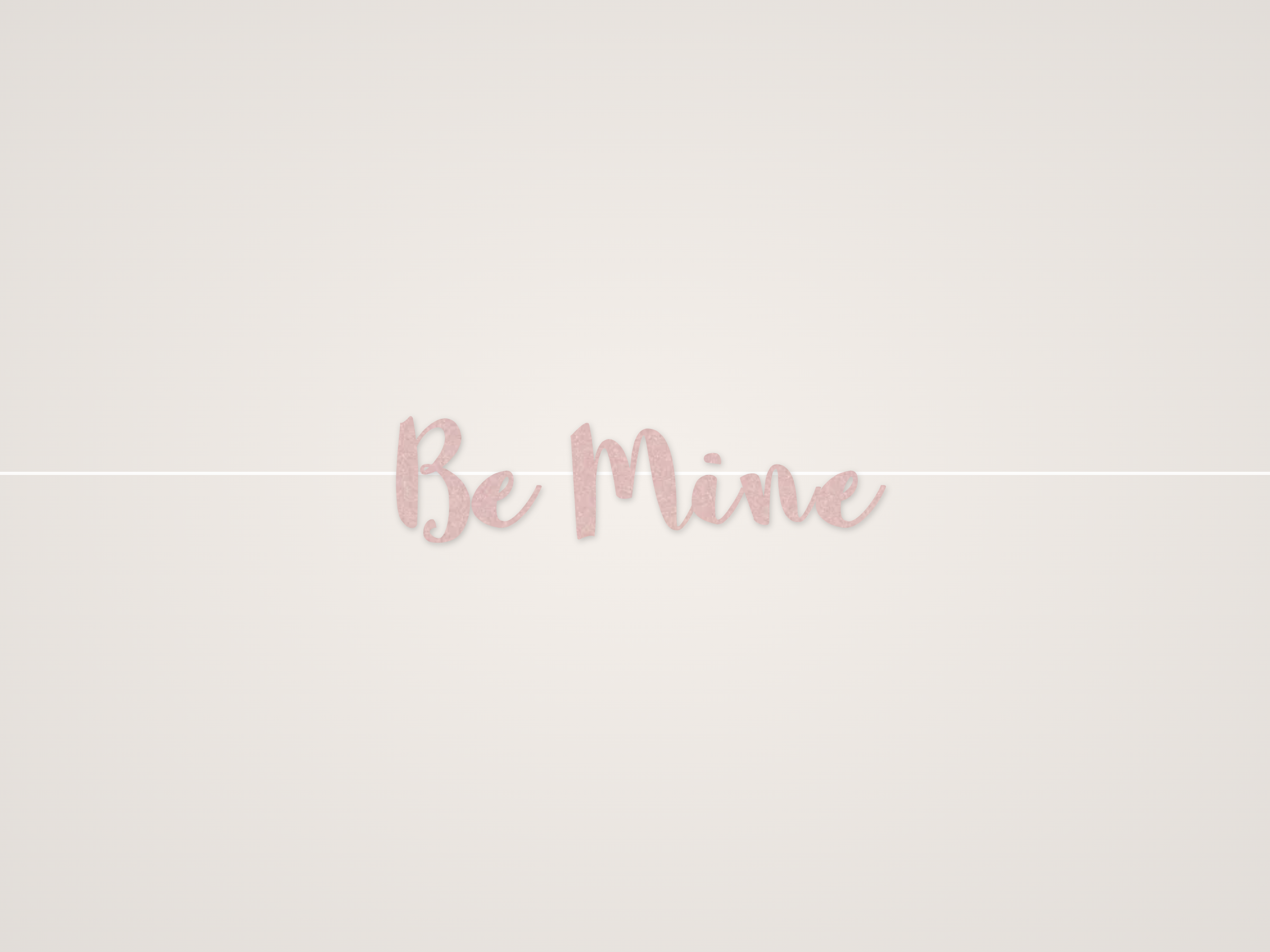 Be Mine Banner
