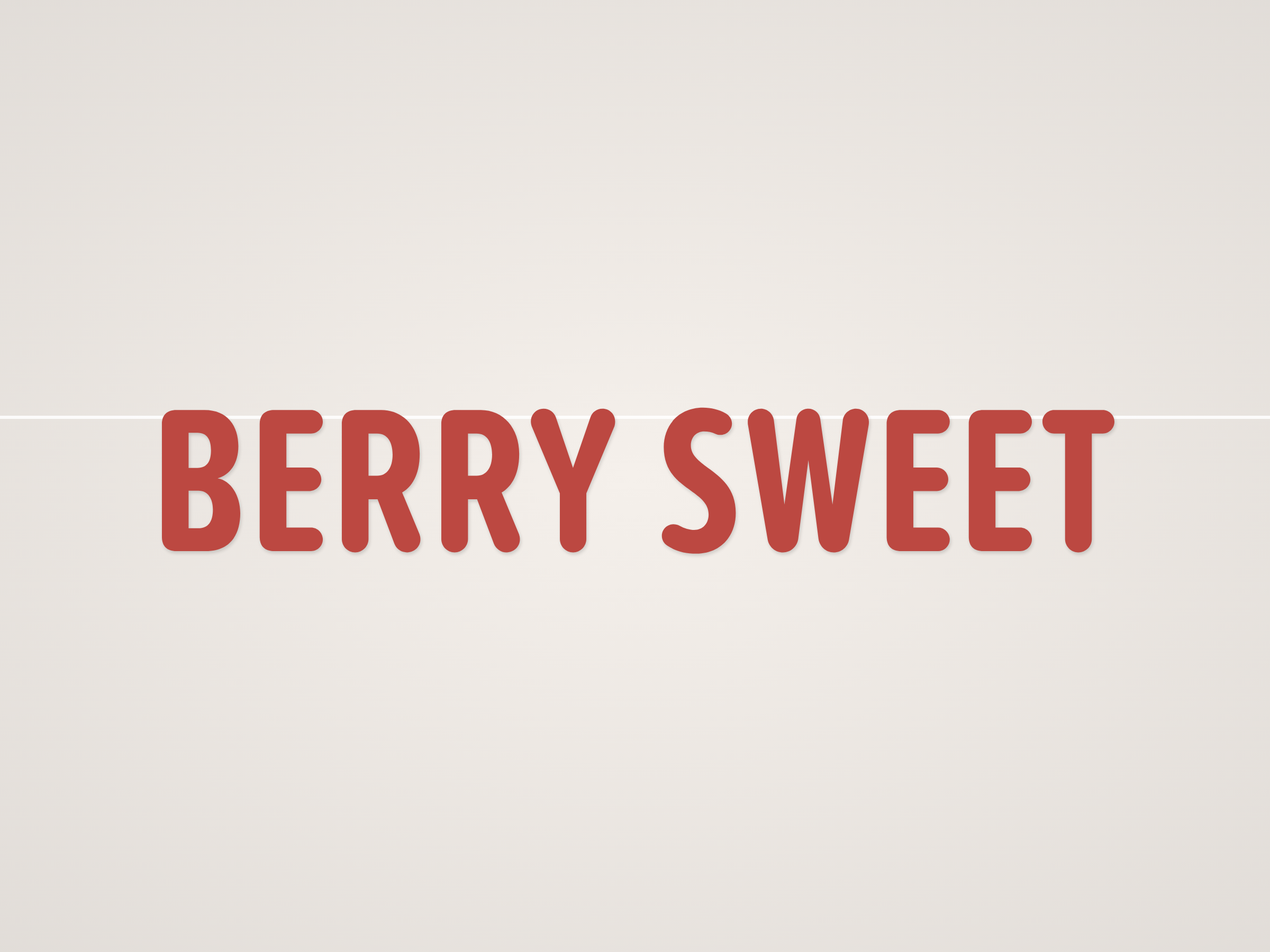 Berry Sweet Banner