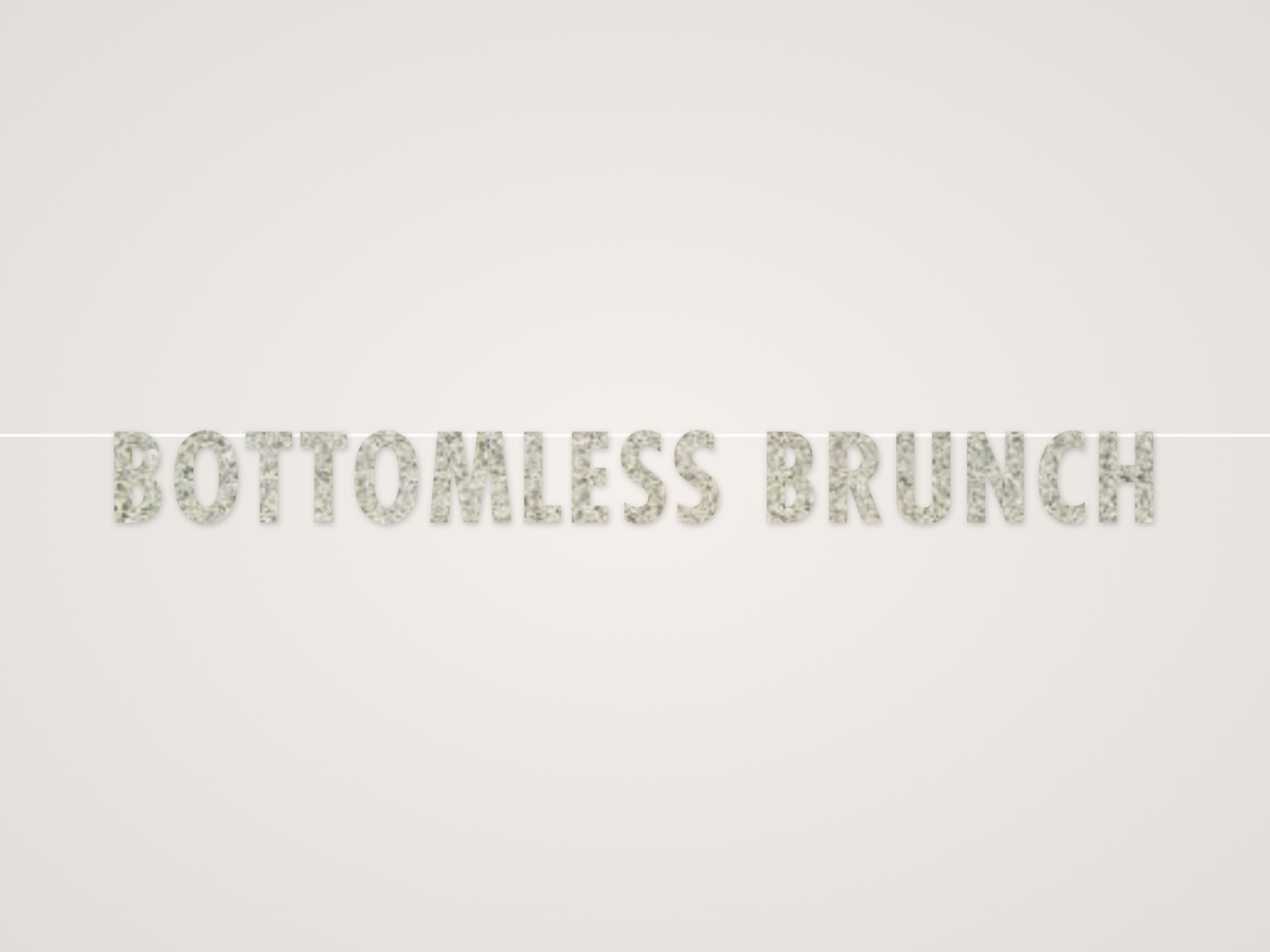 Bottomless Brunch Banner