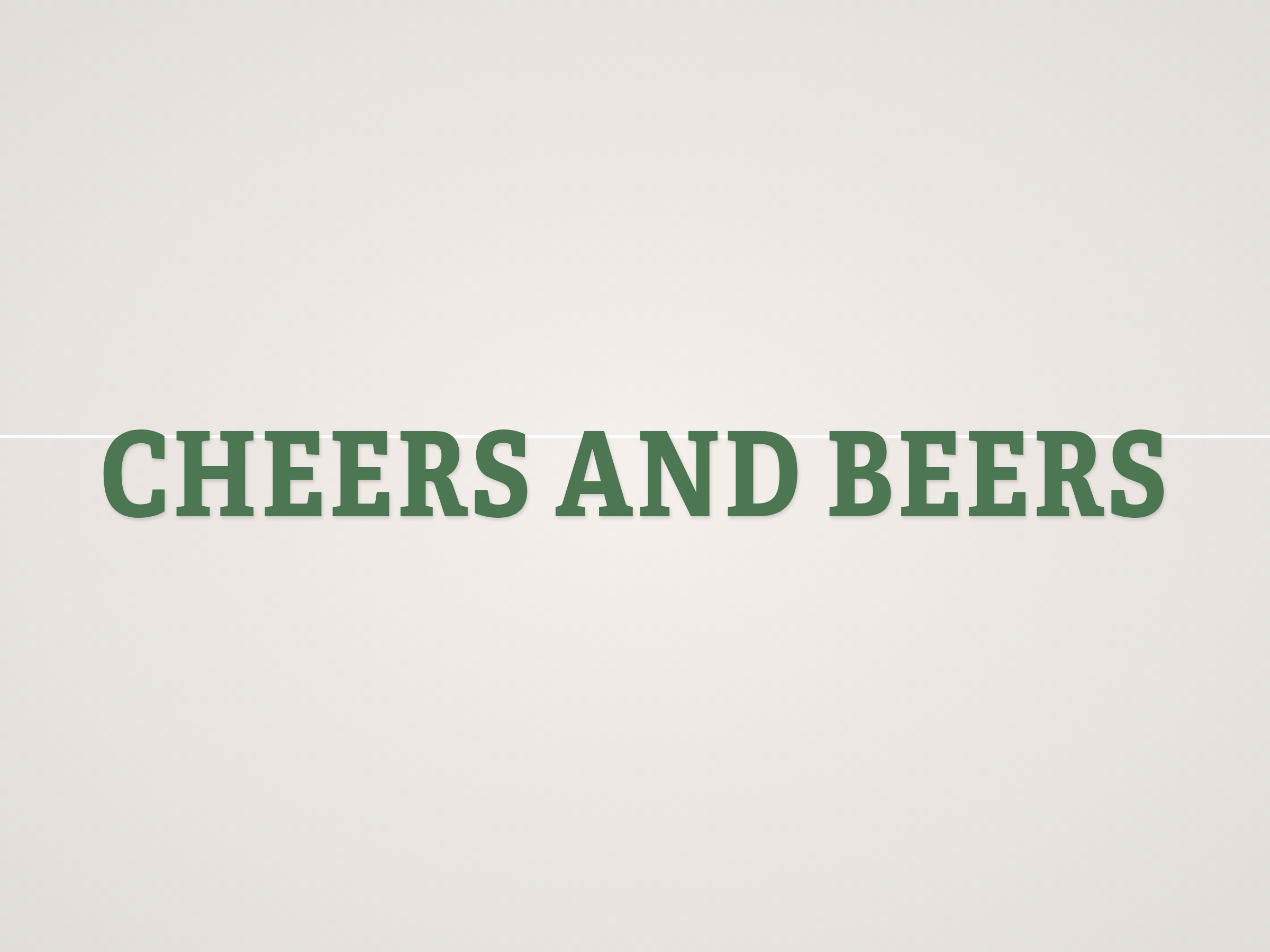 Cheers and Beers Banner