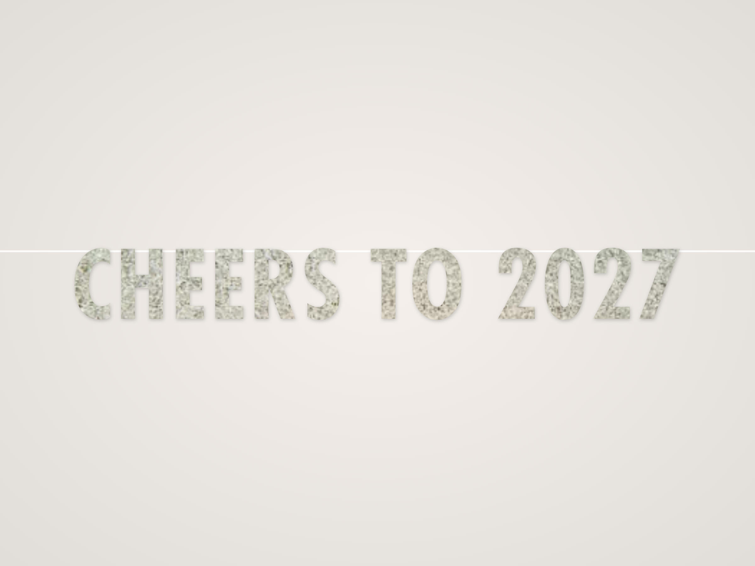 Cheers to 2027 Banner
