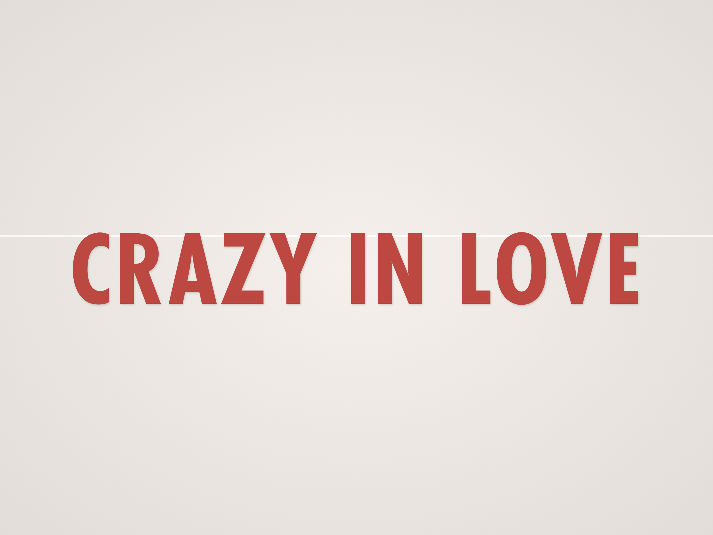 Crazy in Love Banner