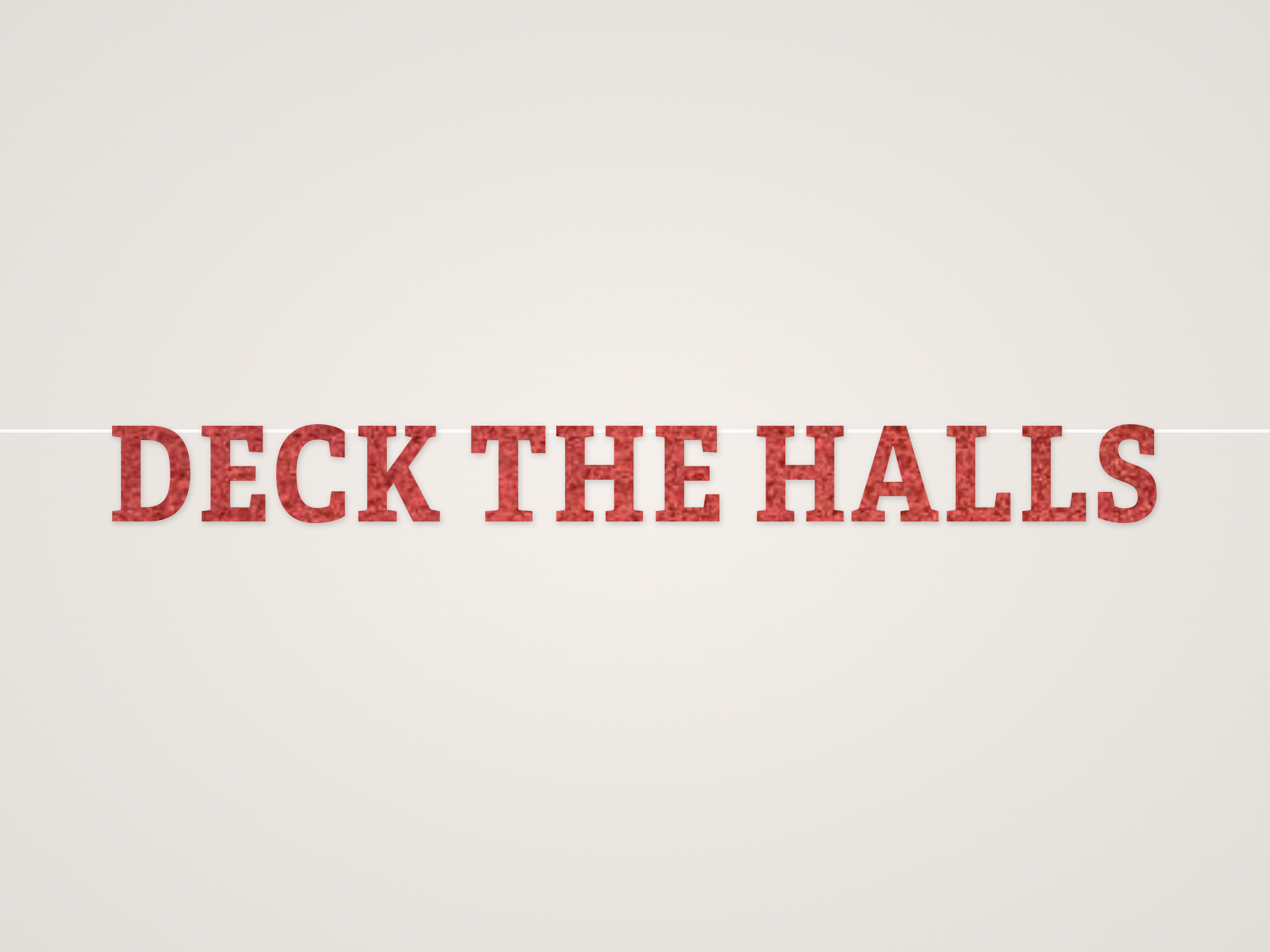 Deck the Halls Banner
