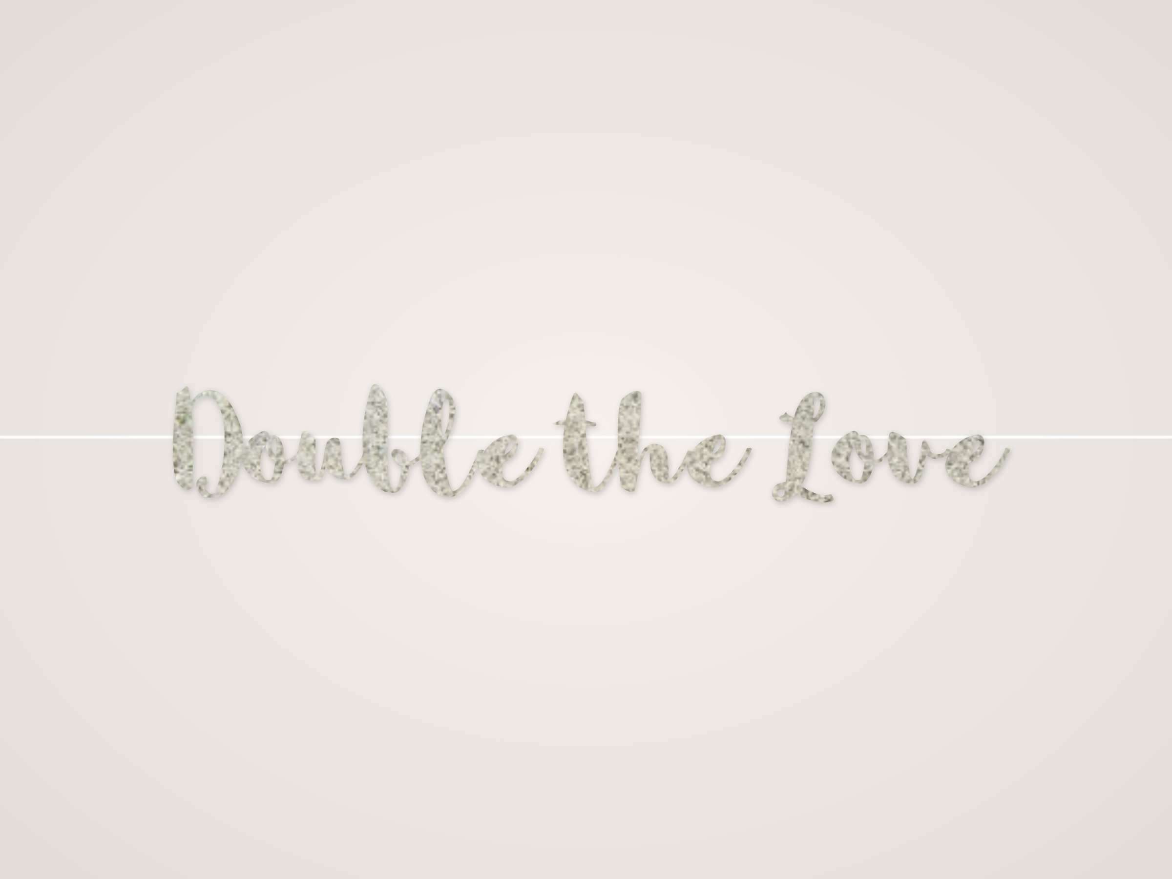 Double the Love Banner