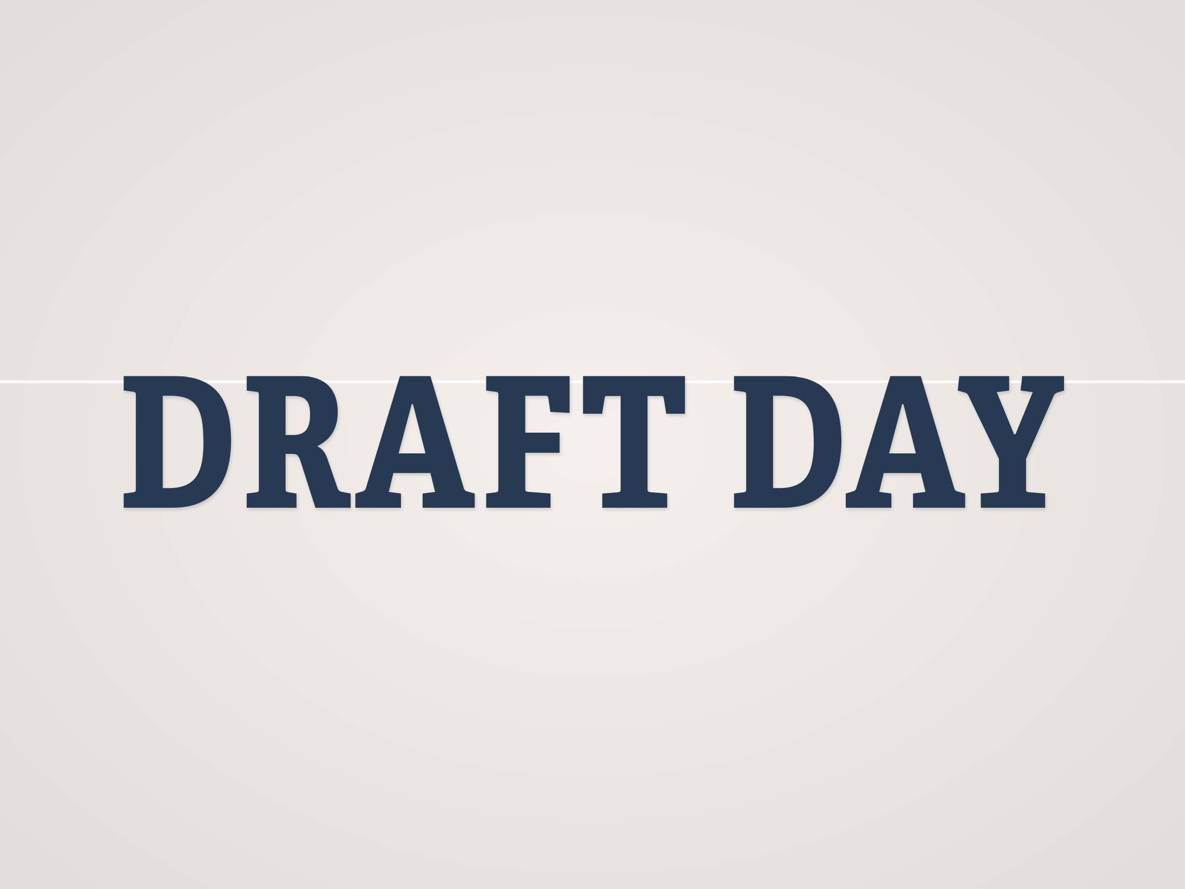 Draft Day Banner
