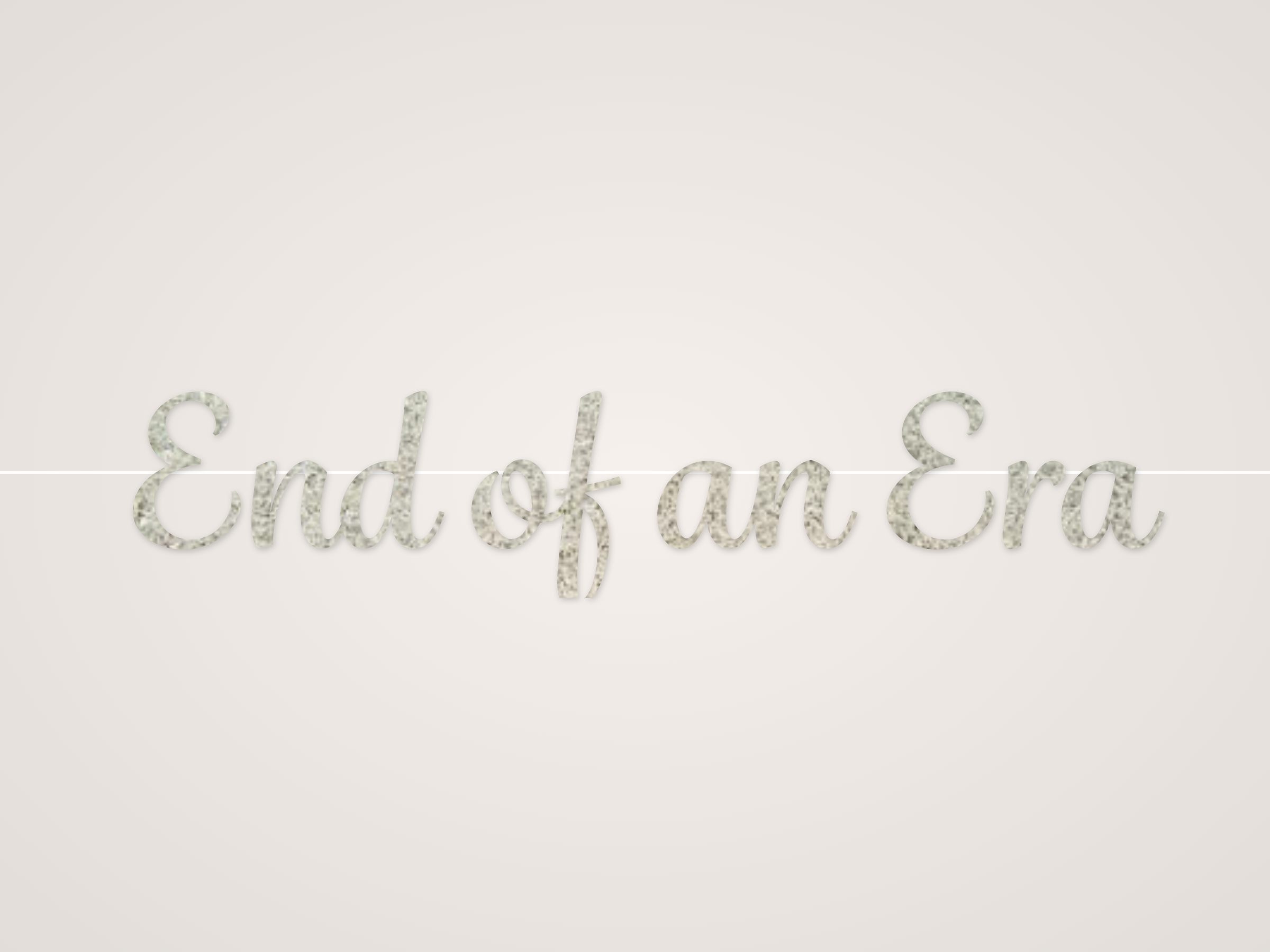 End of an Era Banner