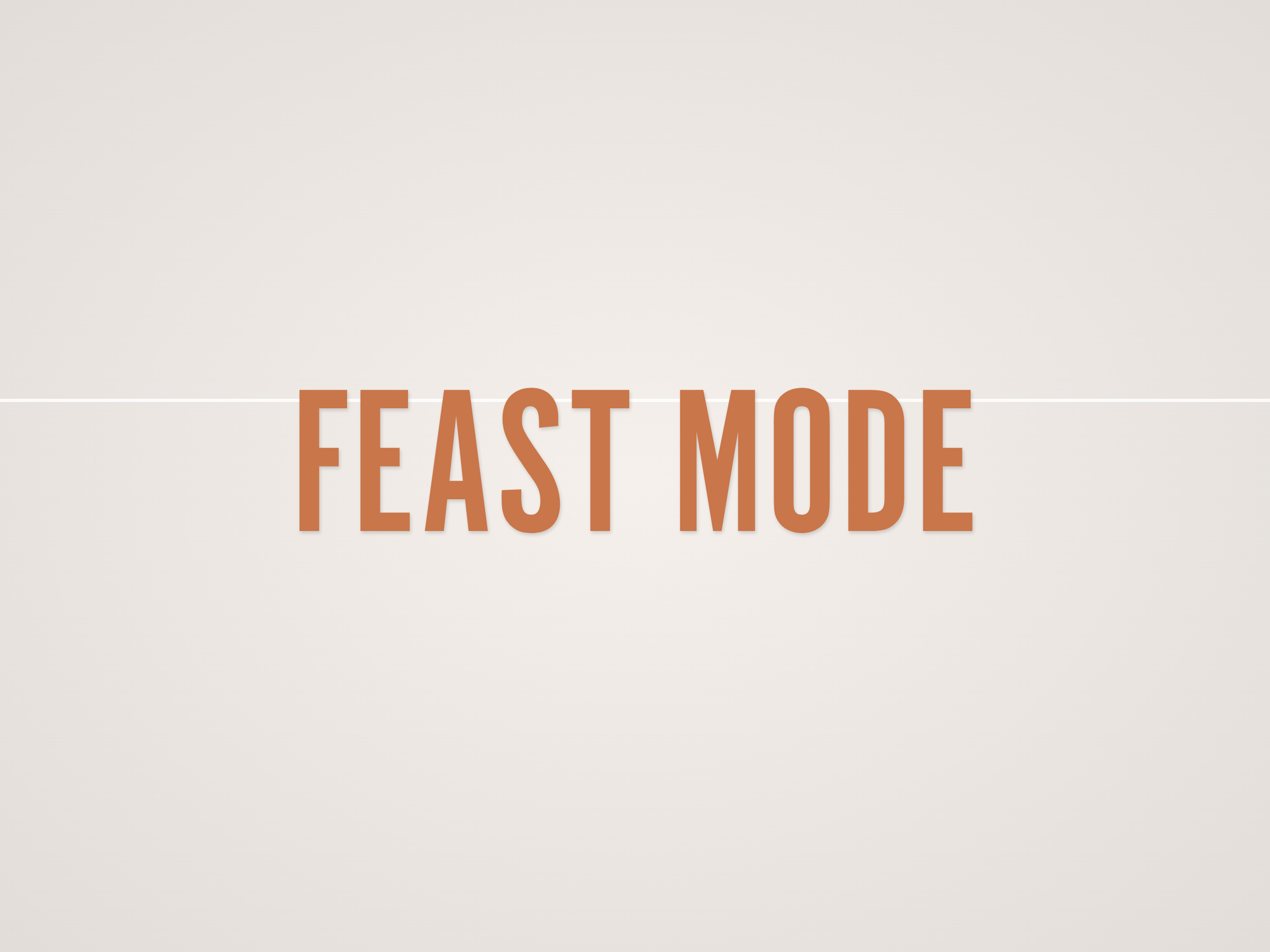 Feast Mode Banner