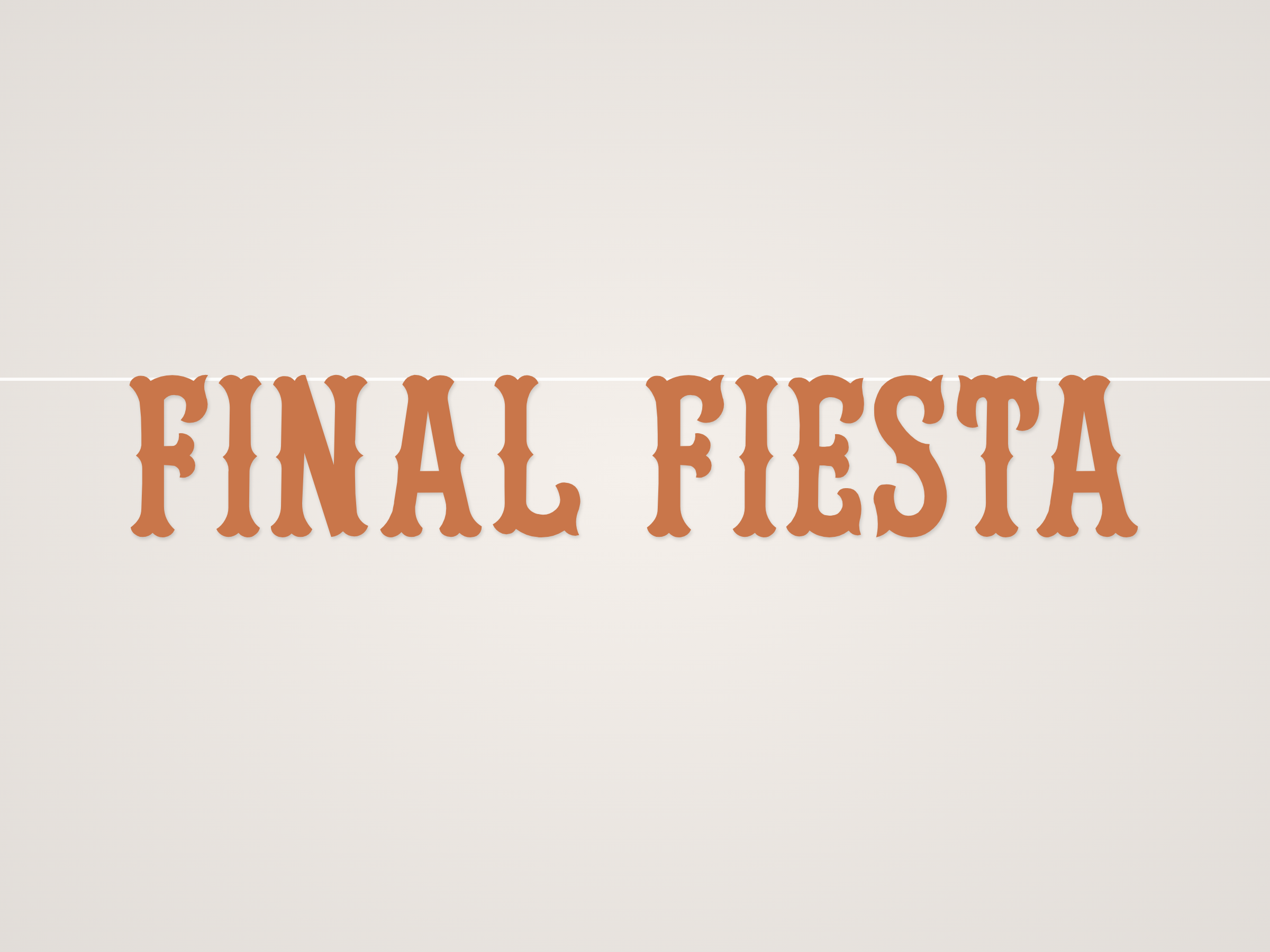 Final Fiesta Banner