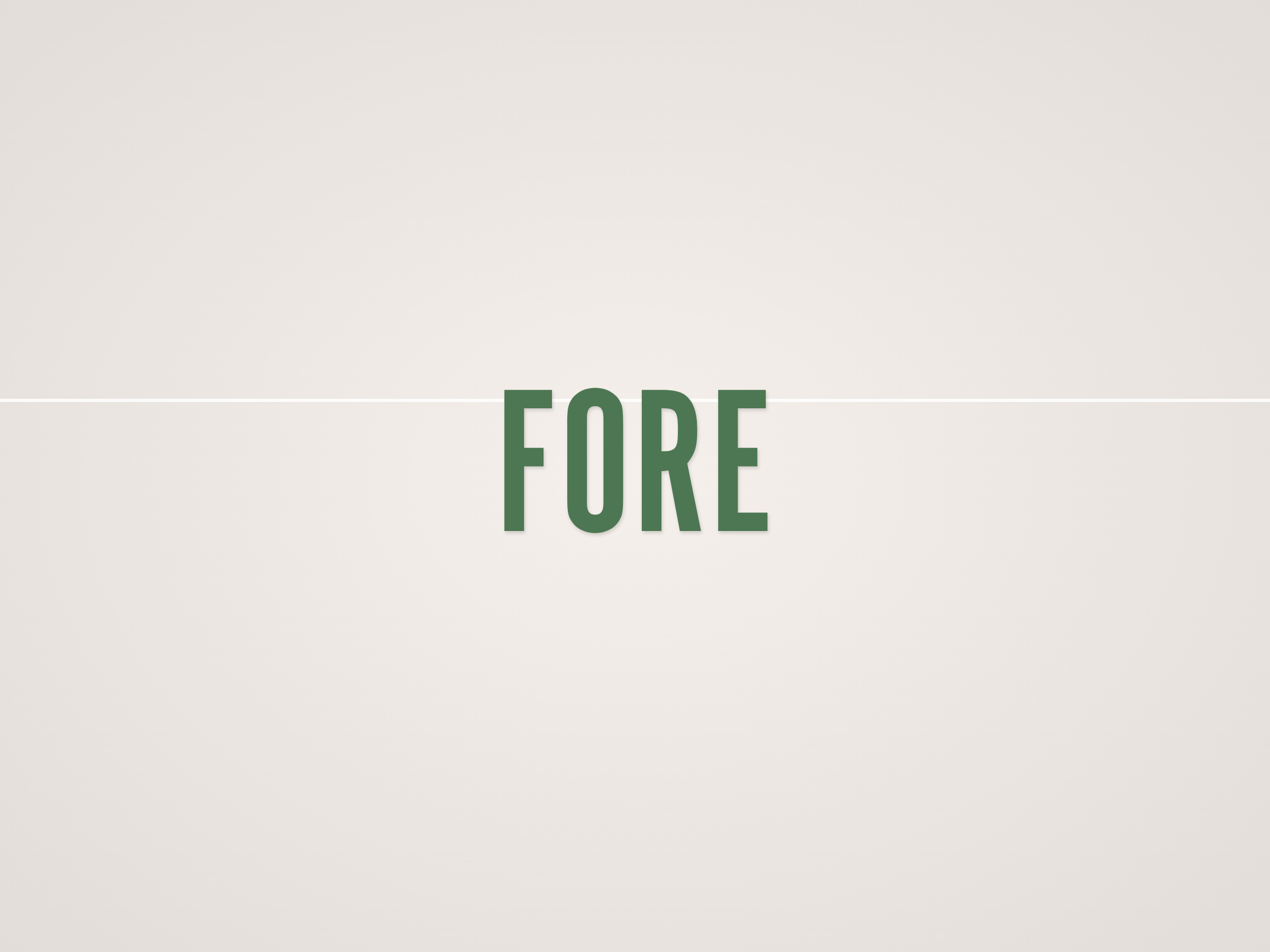 Fore Banner