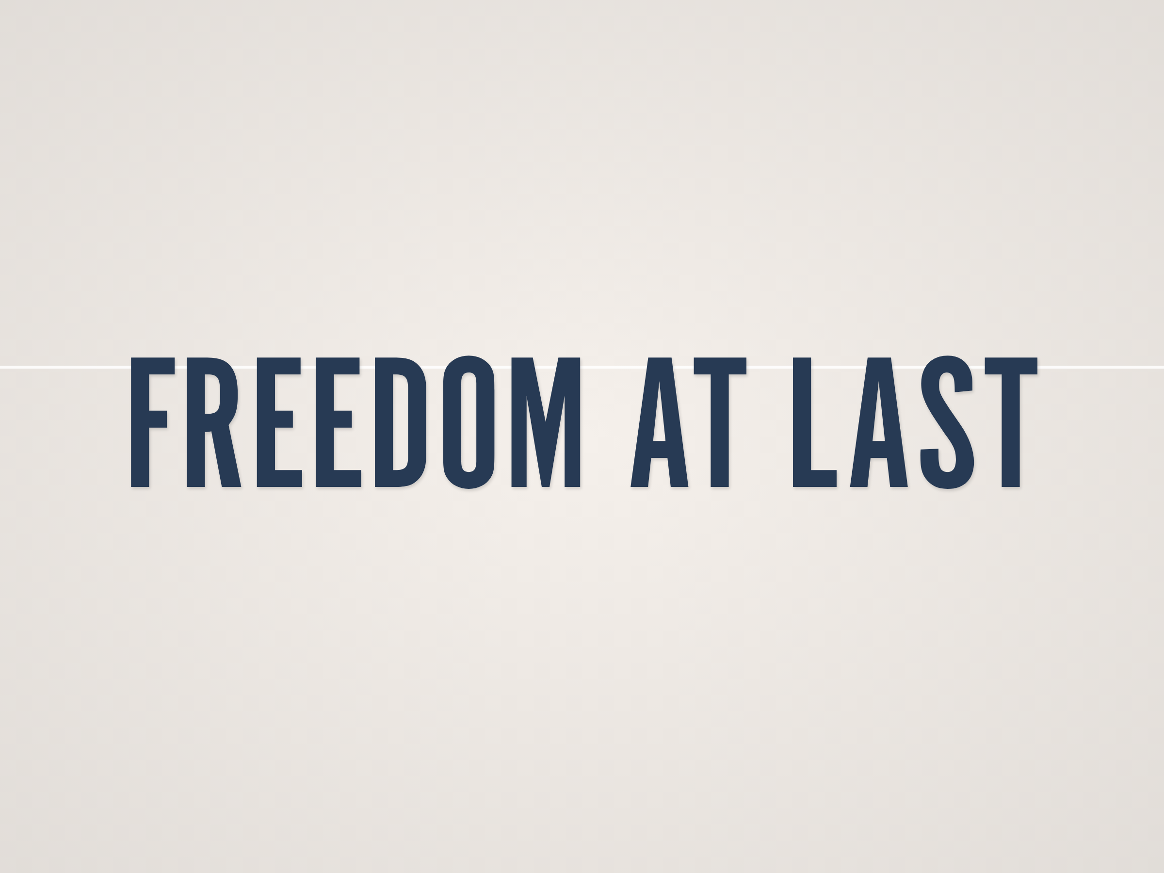 Freedom at Last Banner