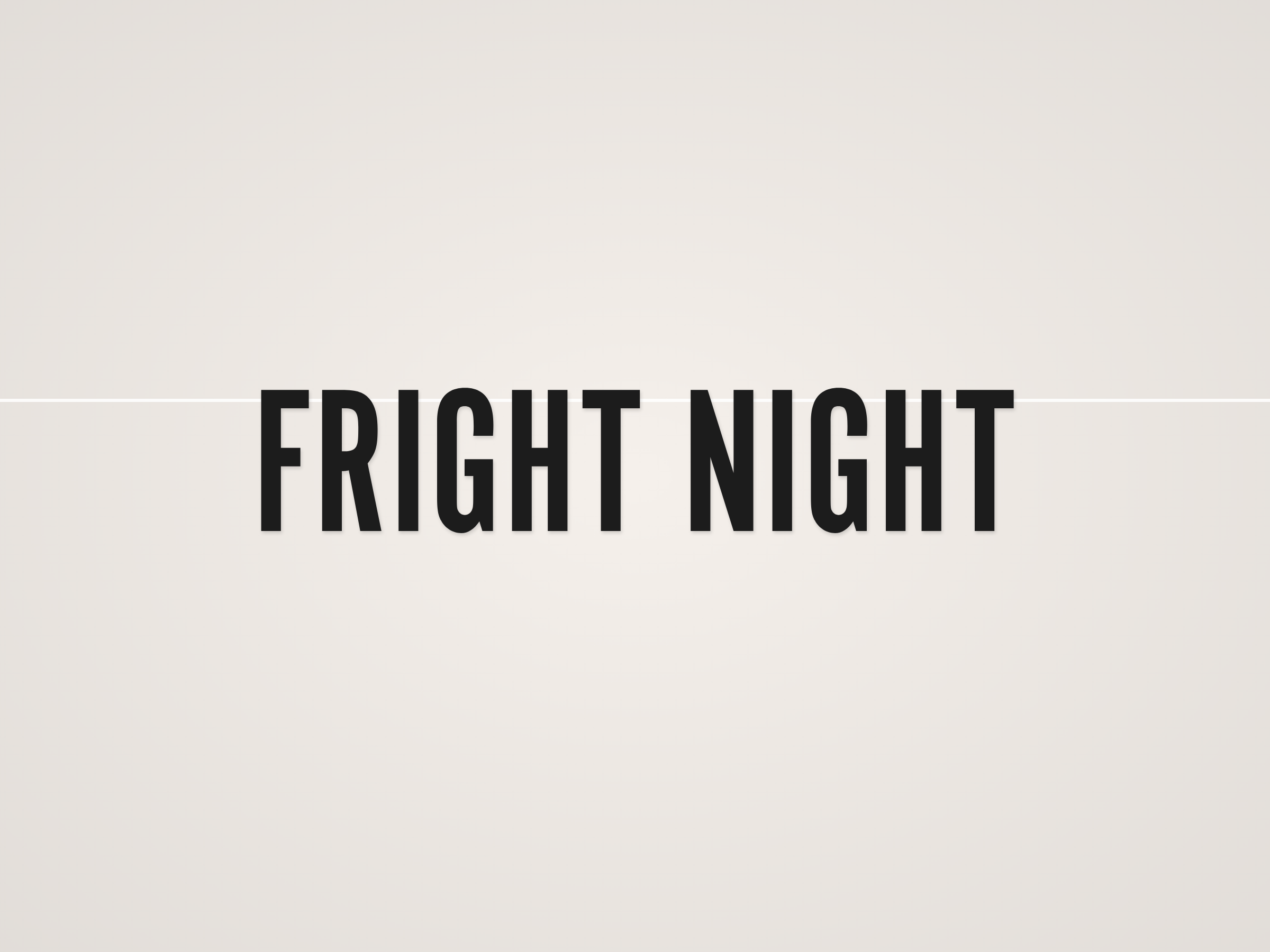 Fright Night Banner
