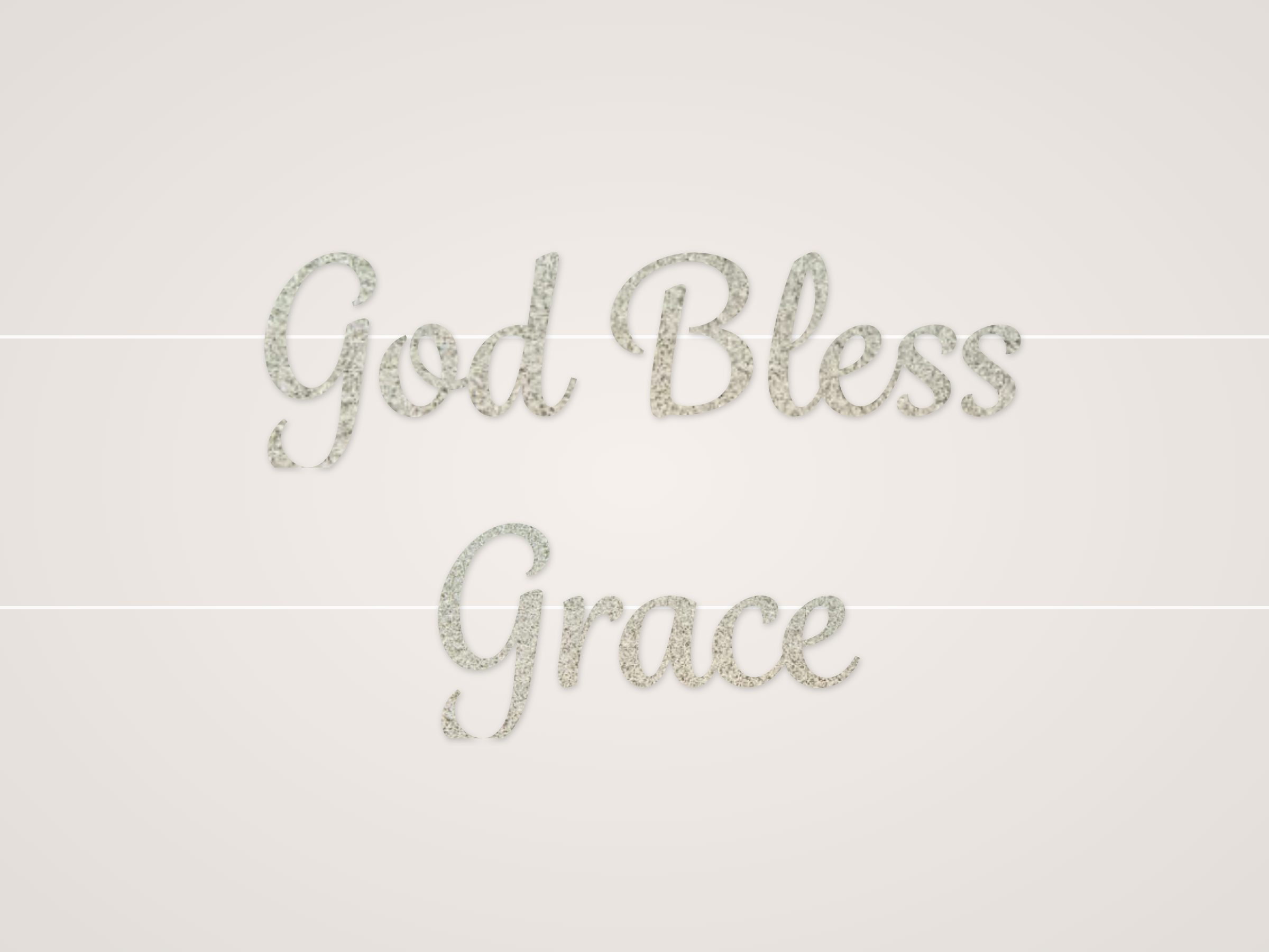 God Bless Grace Banner