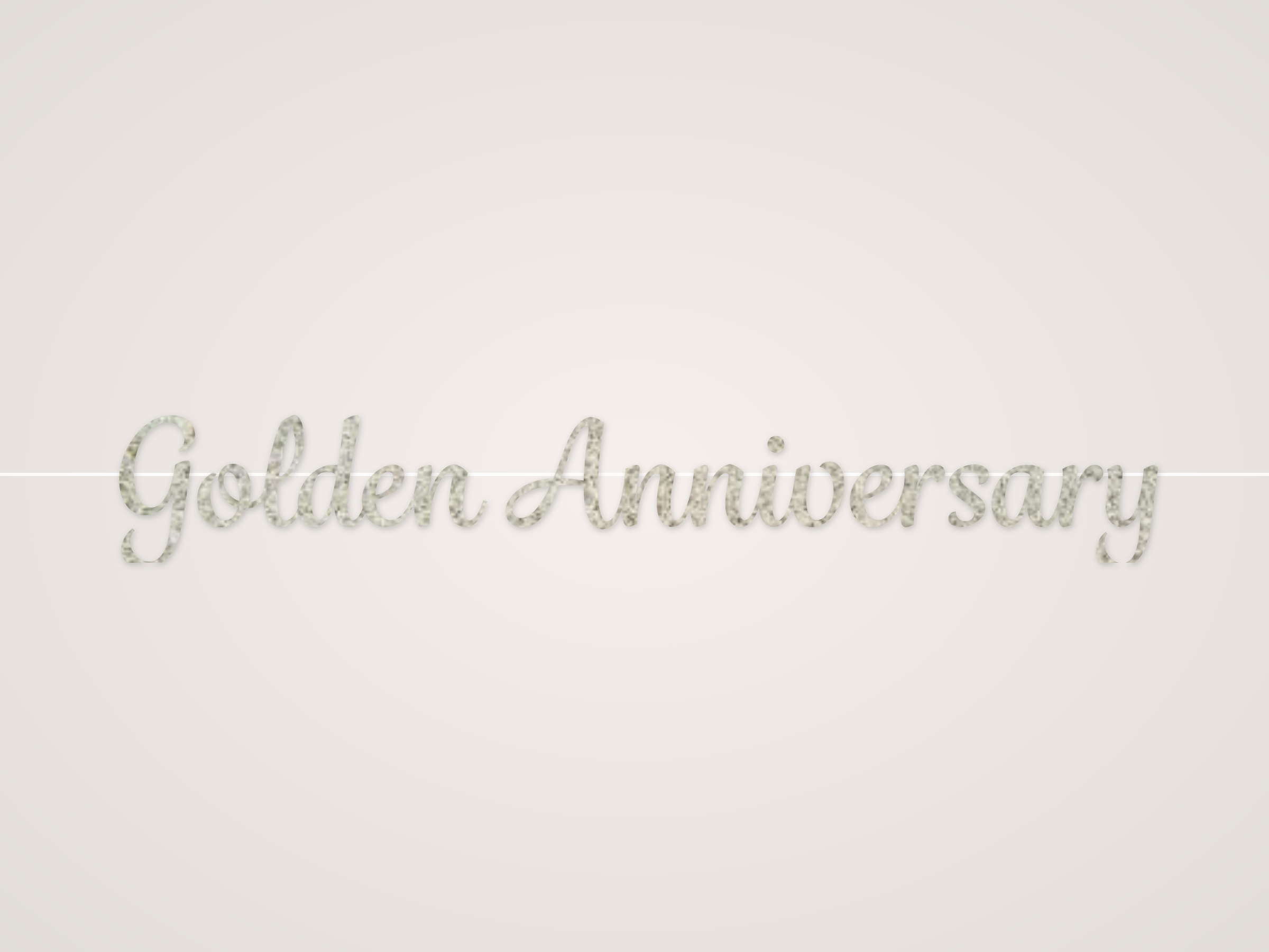 Golden Anniversary Banner