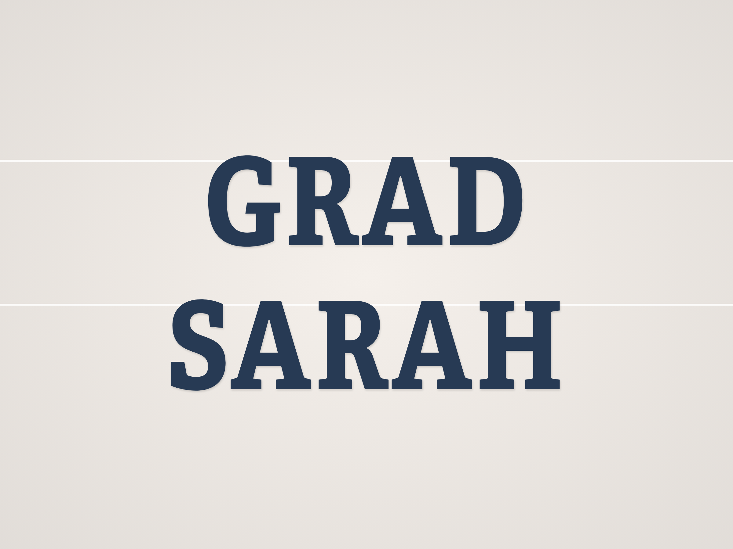 Grad Sarah Banner