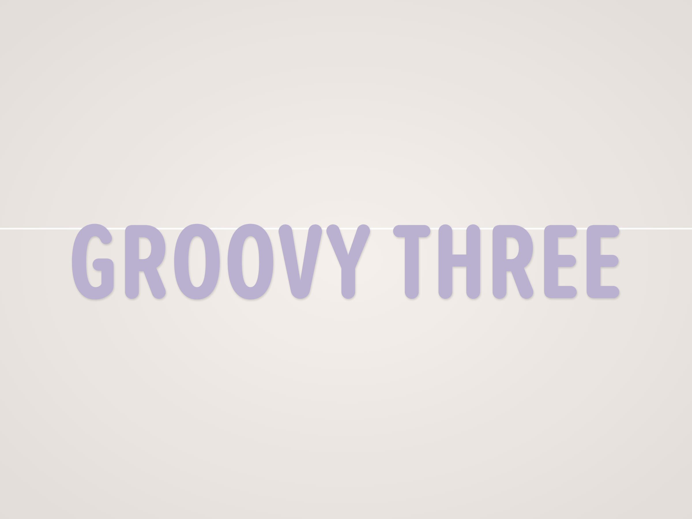 Groovy Three Banner