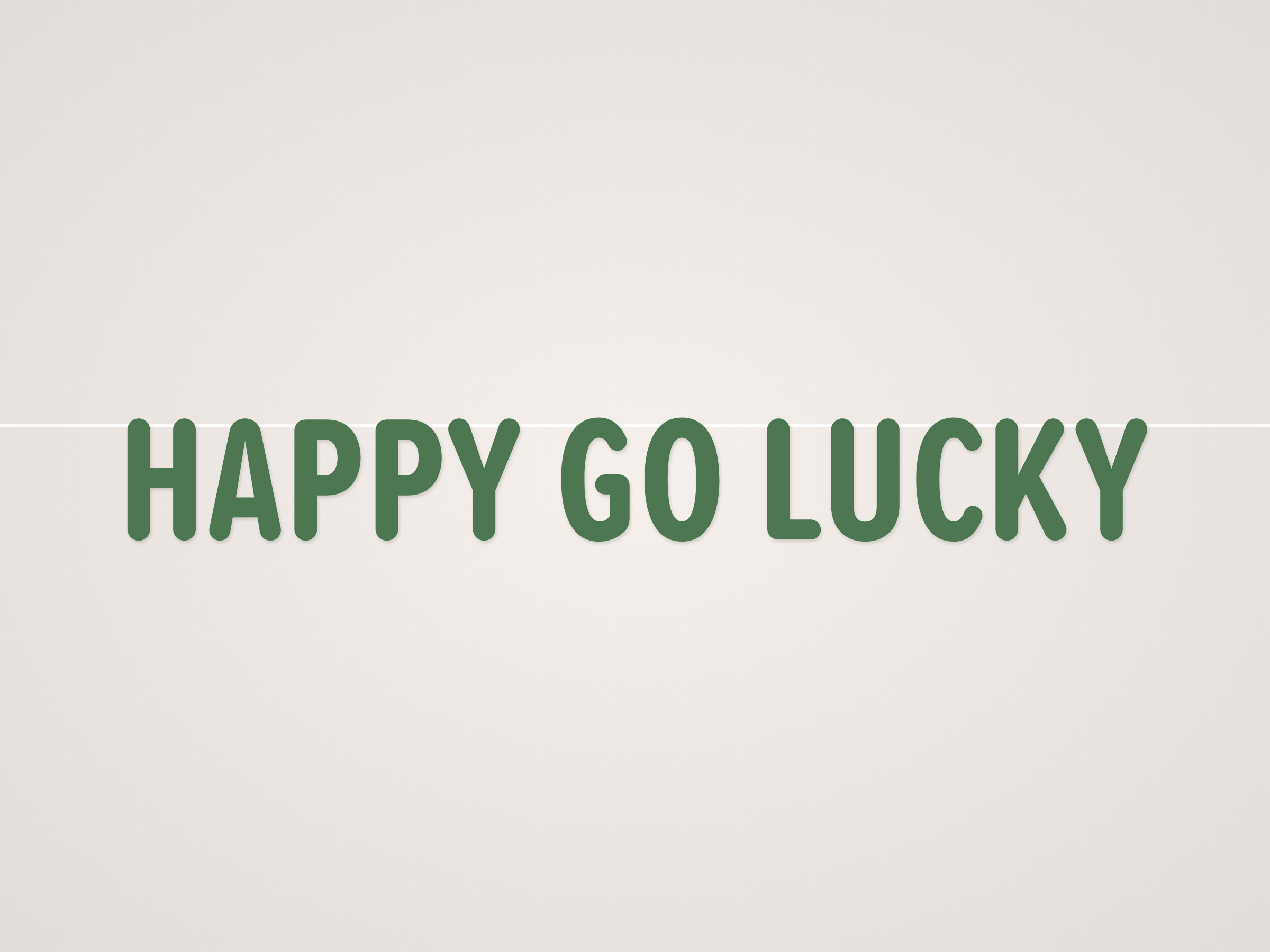 Happy Go Lucky Banner