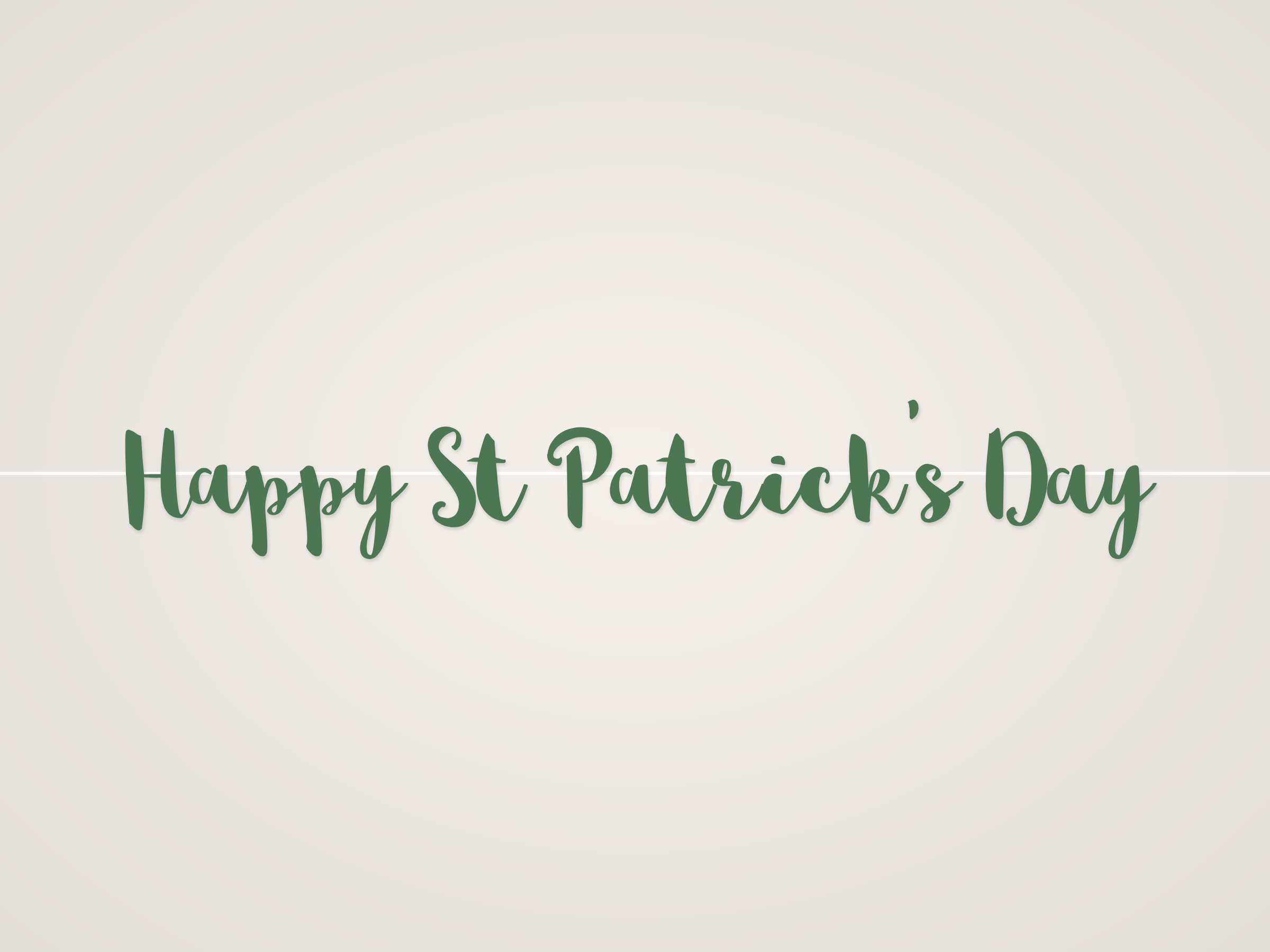 Happy St Patrick's Day Banner