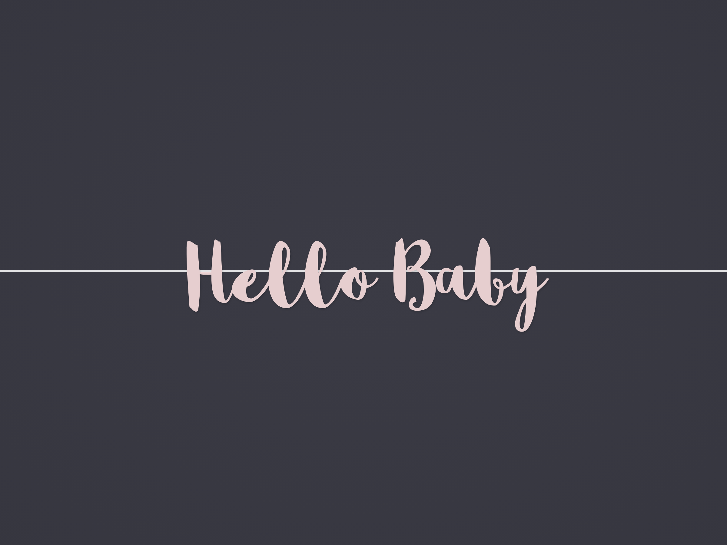 Hello Baby Banner