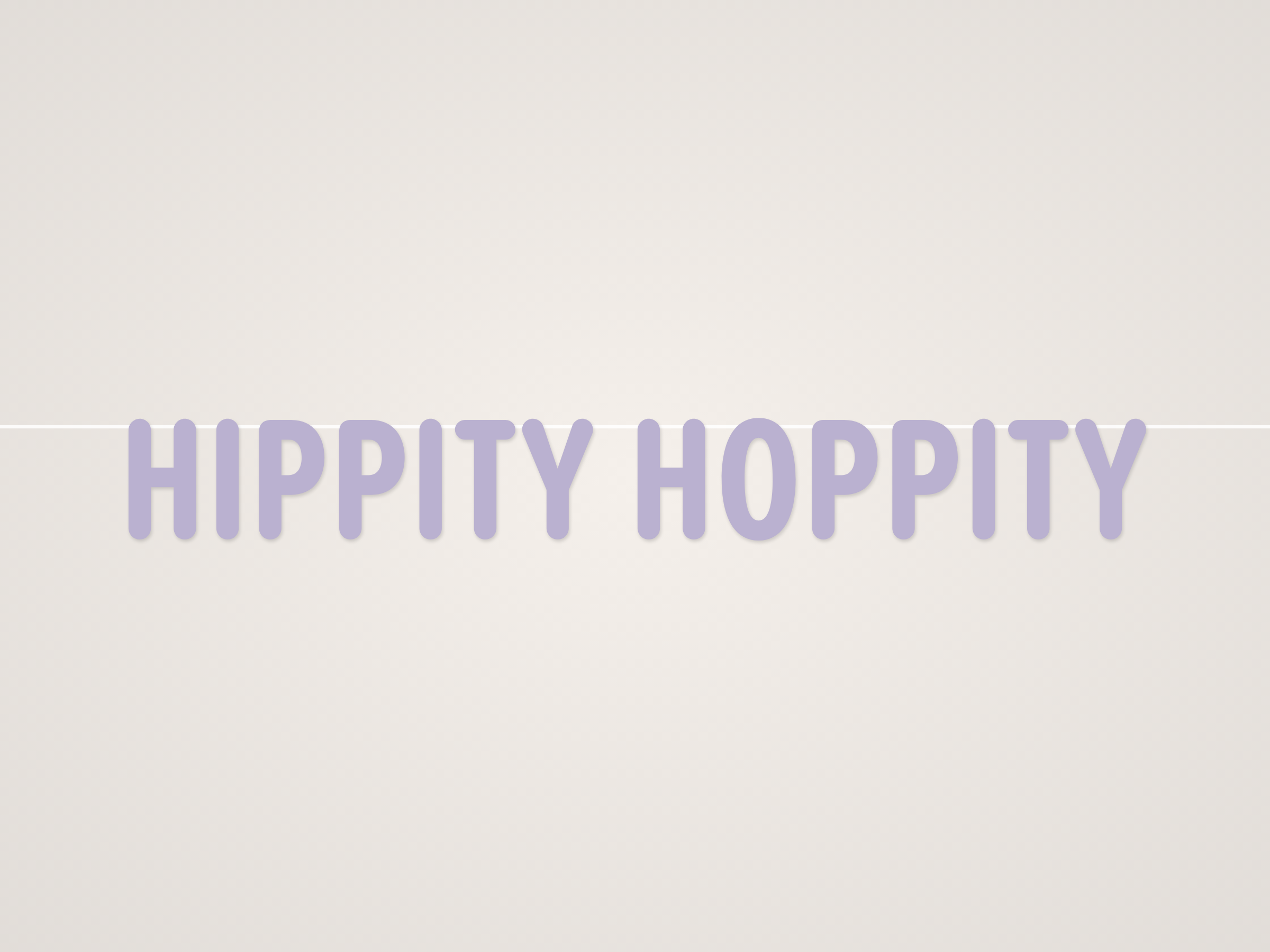 Hippity Hoppity Banner