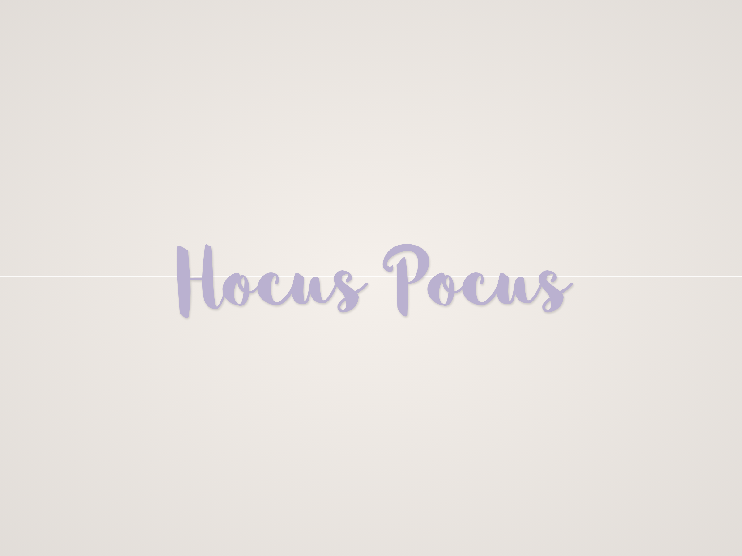 Hocus Pocus Banner