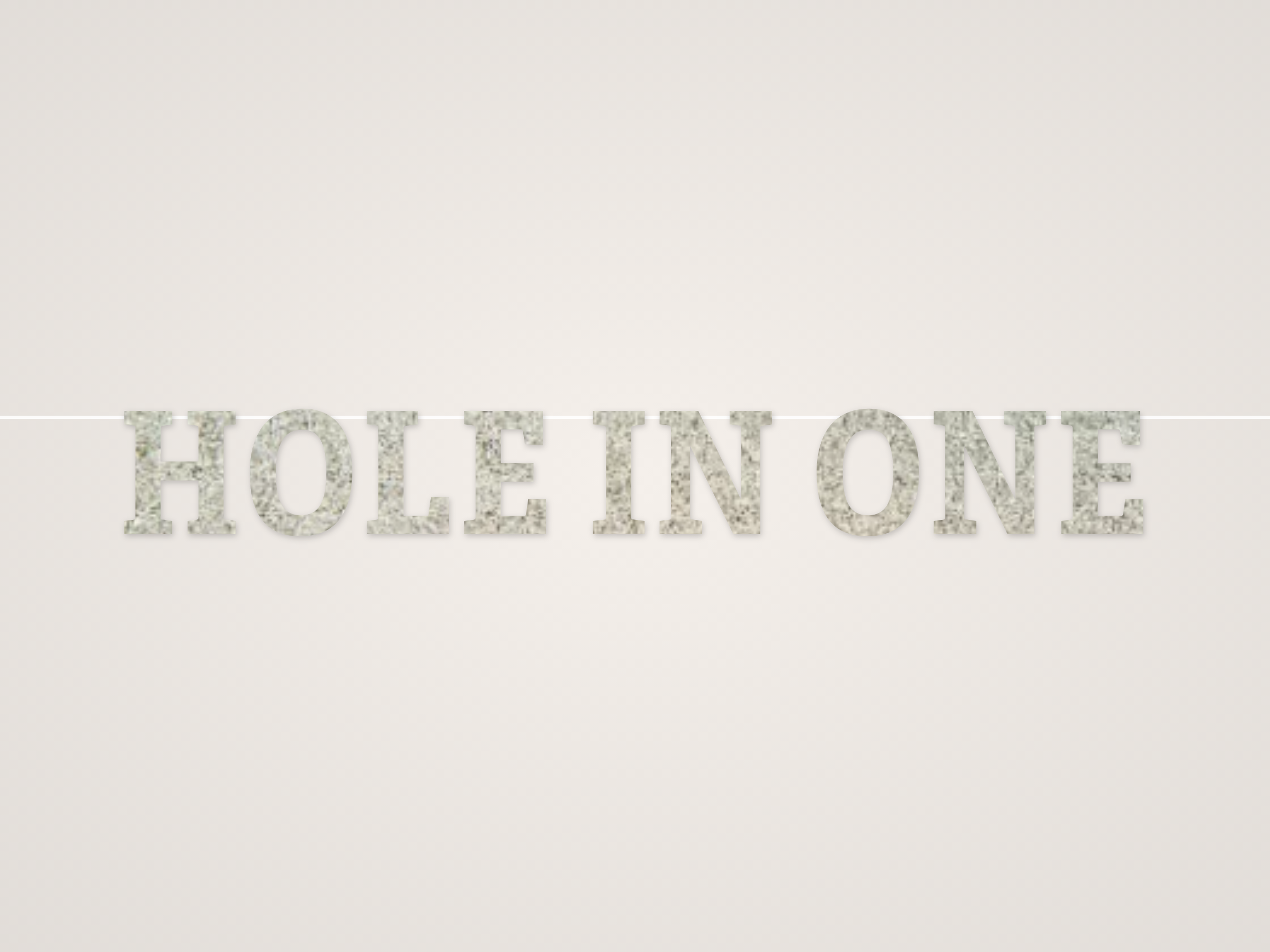Hole in One Banner