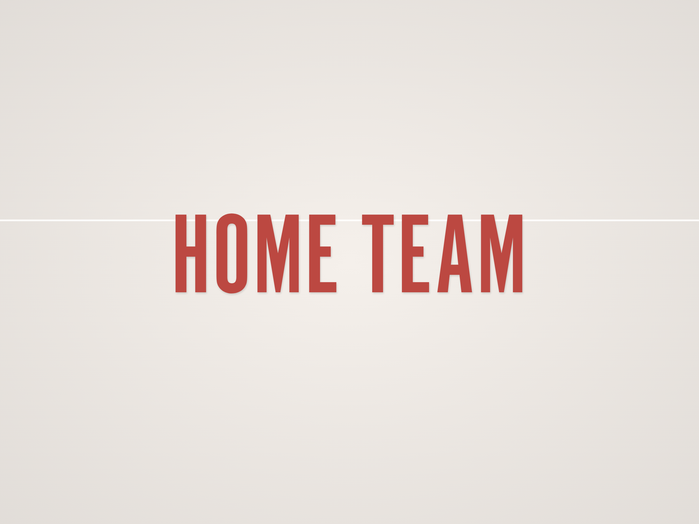 Home Team Banner
