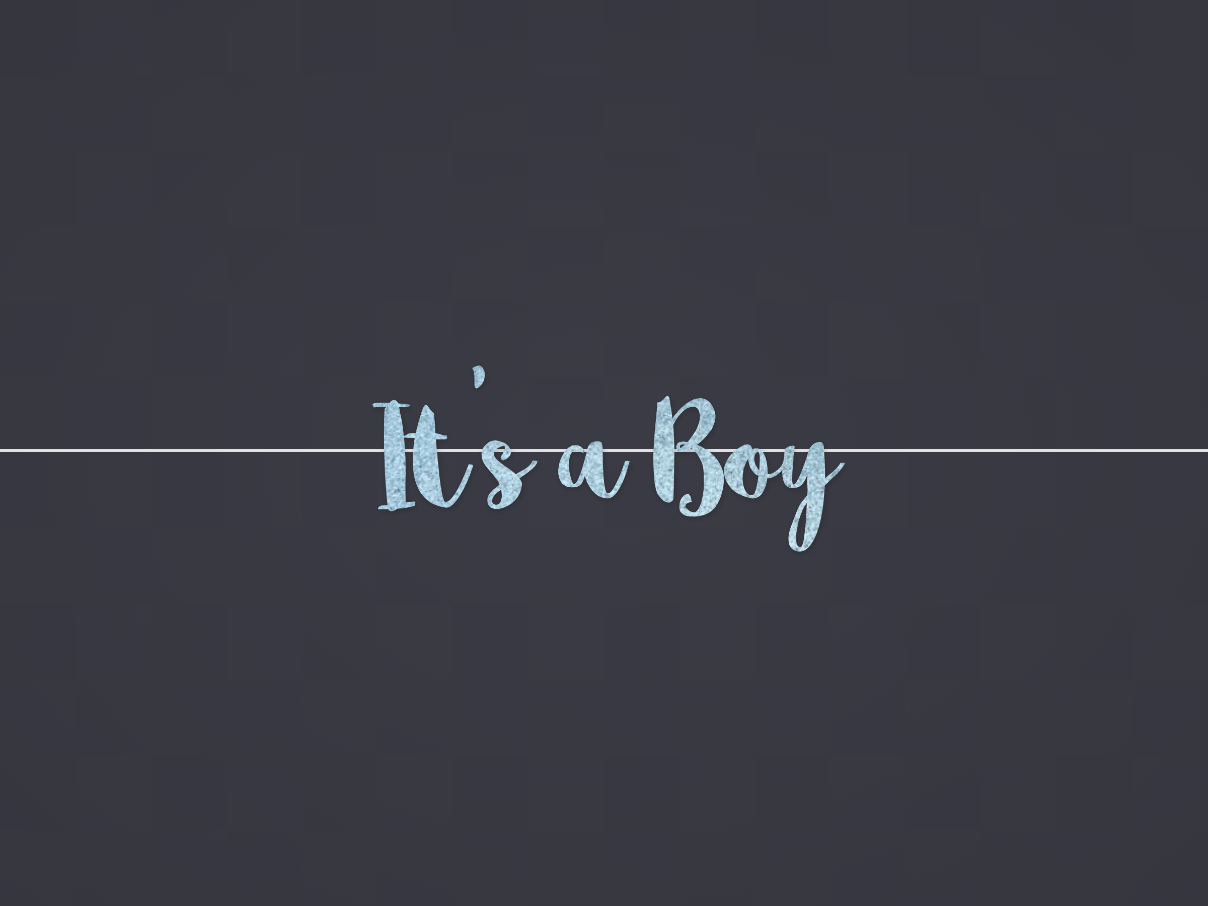 It's a Boy Banner