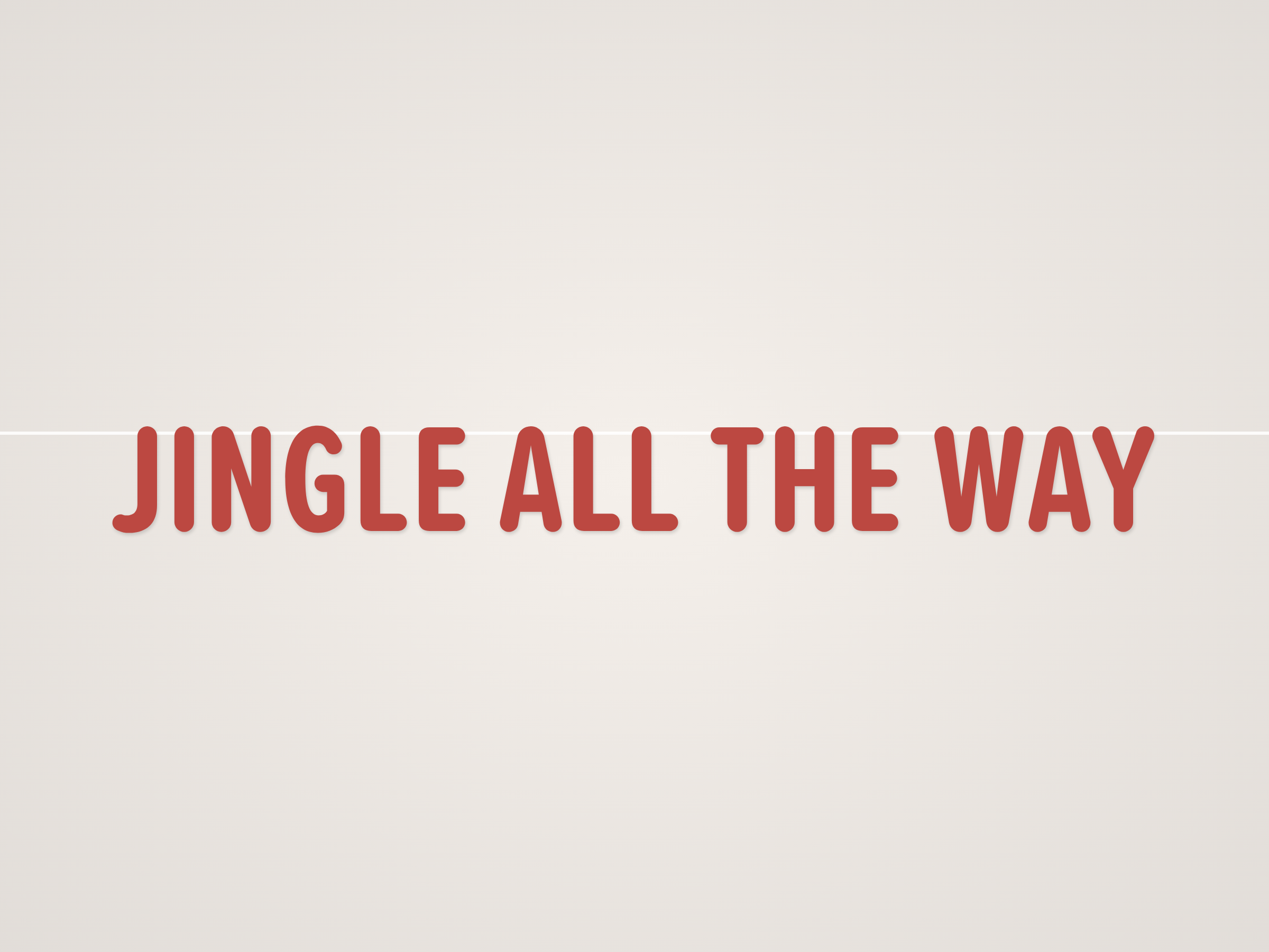 Jingle All the Way Banner