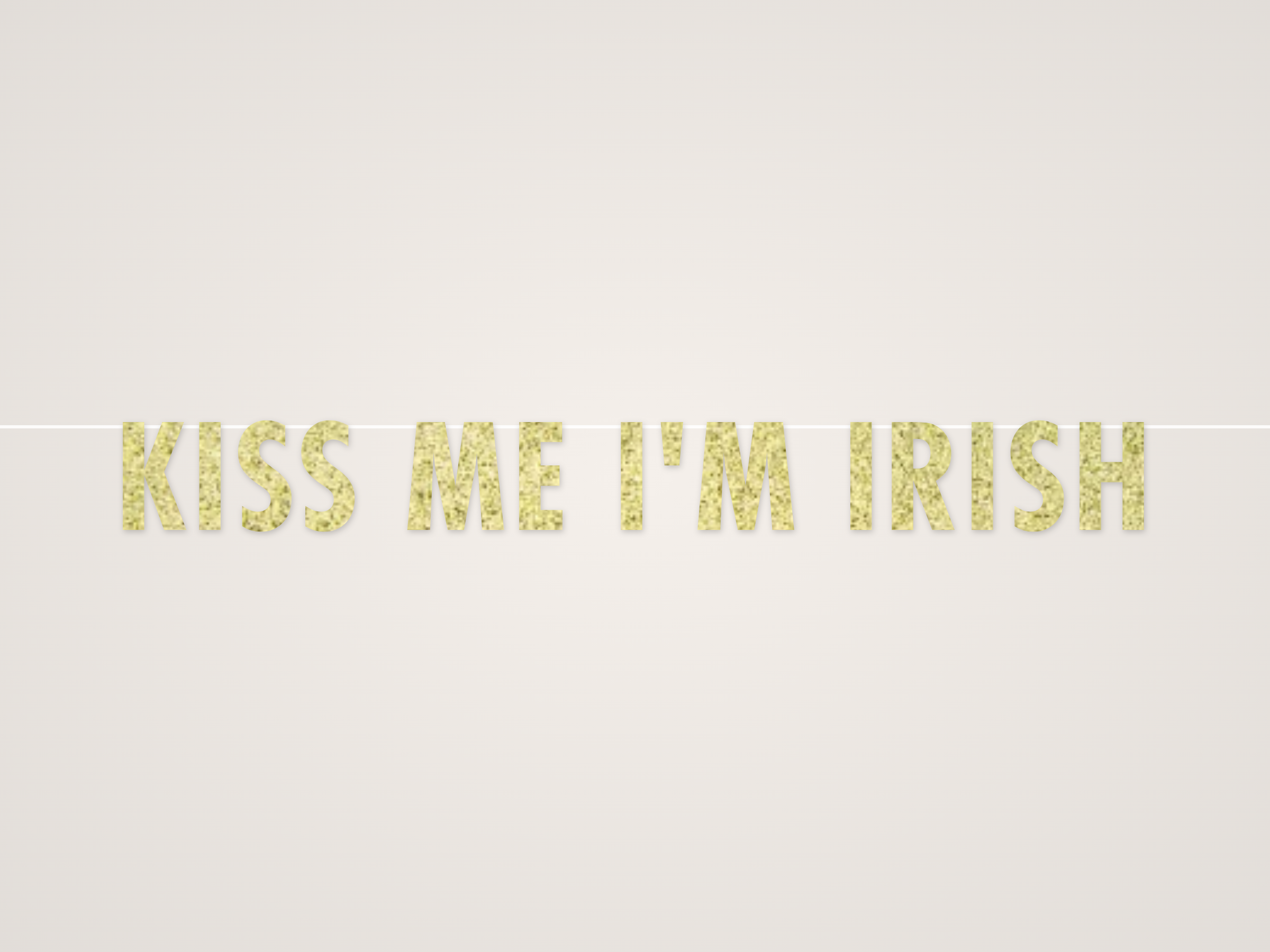 Kiss Me I'm Irish Banner