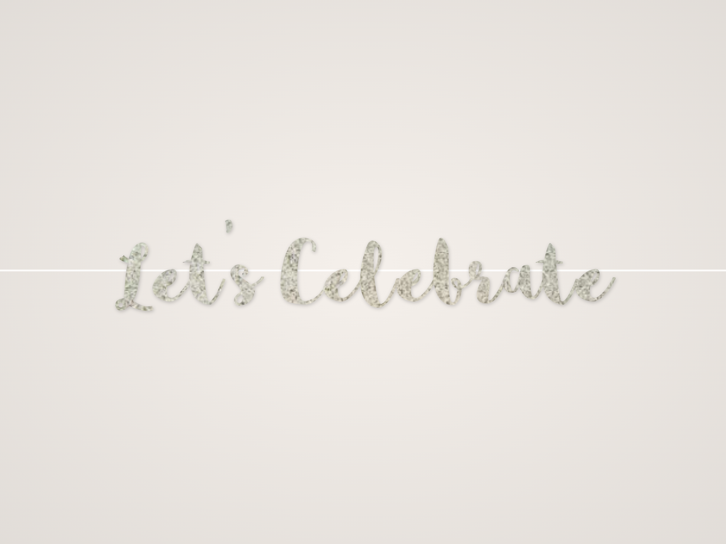 Let's Celebrate Banner