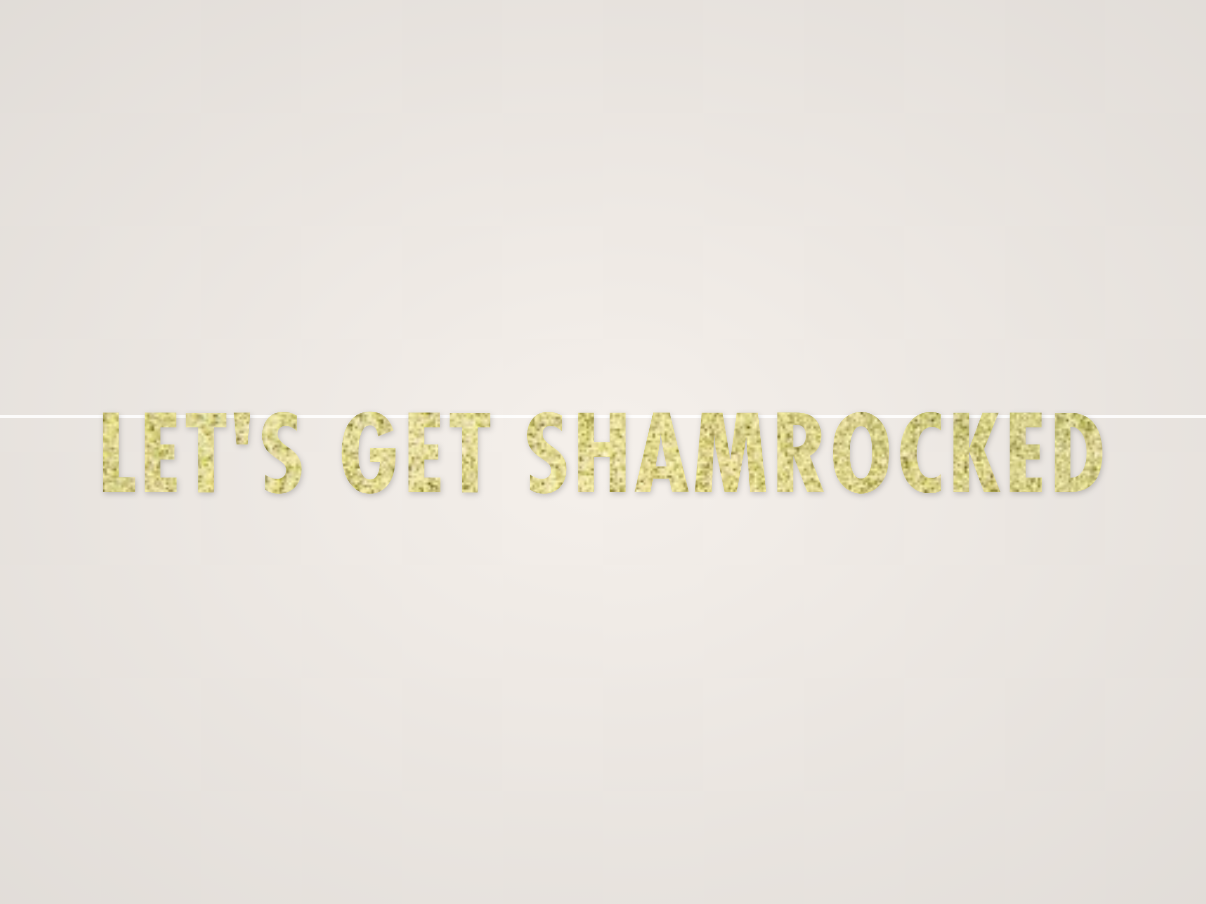 Let's Get Shamrocked Banner