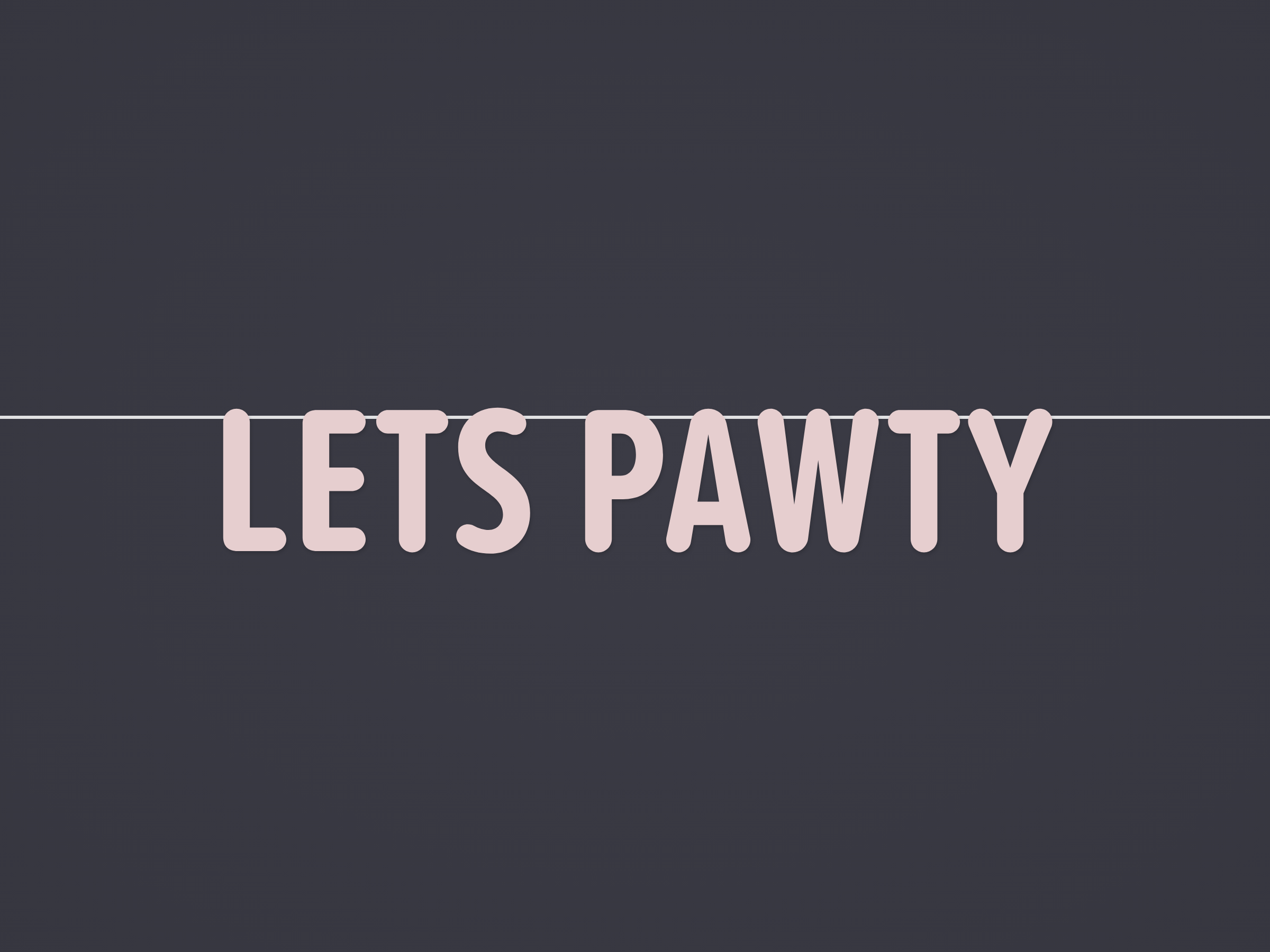 Lets Pawty Banner