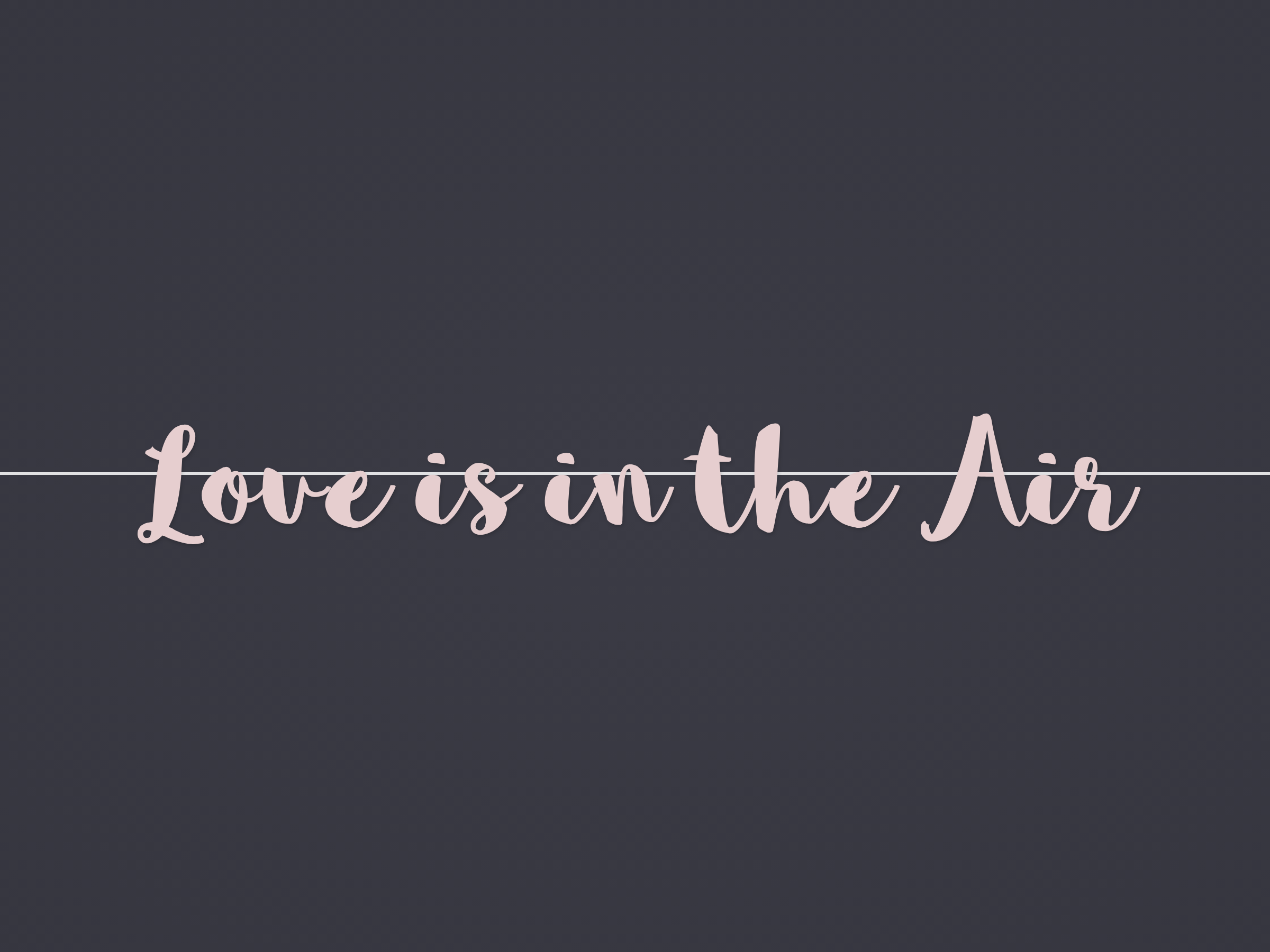 Love is in the Air Banner