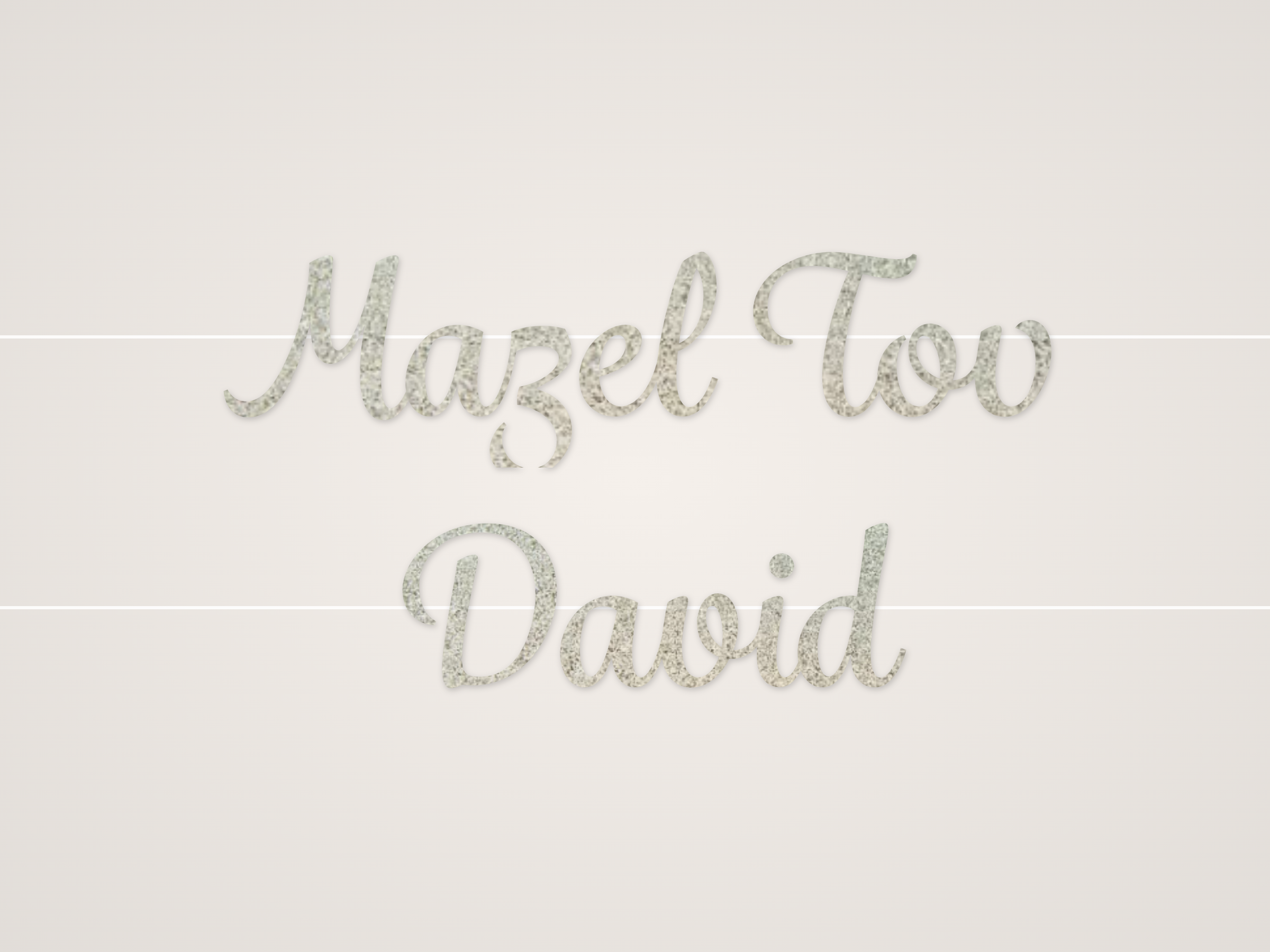 Mazel Tov David Banner