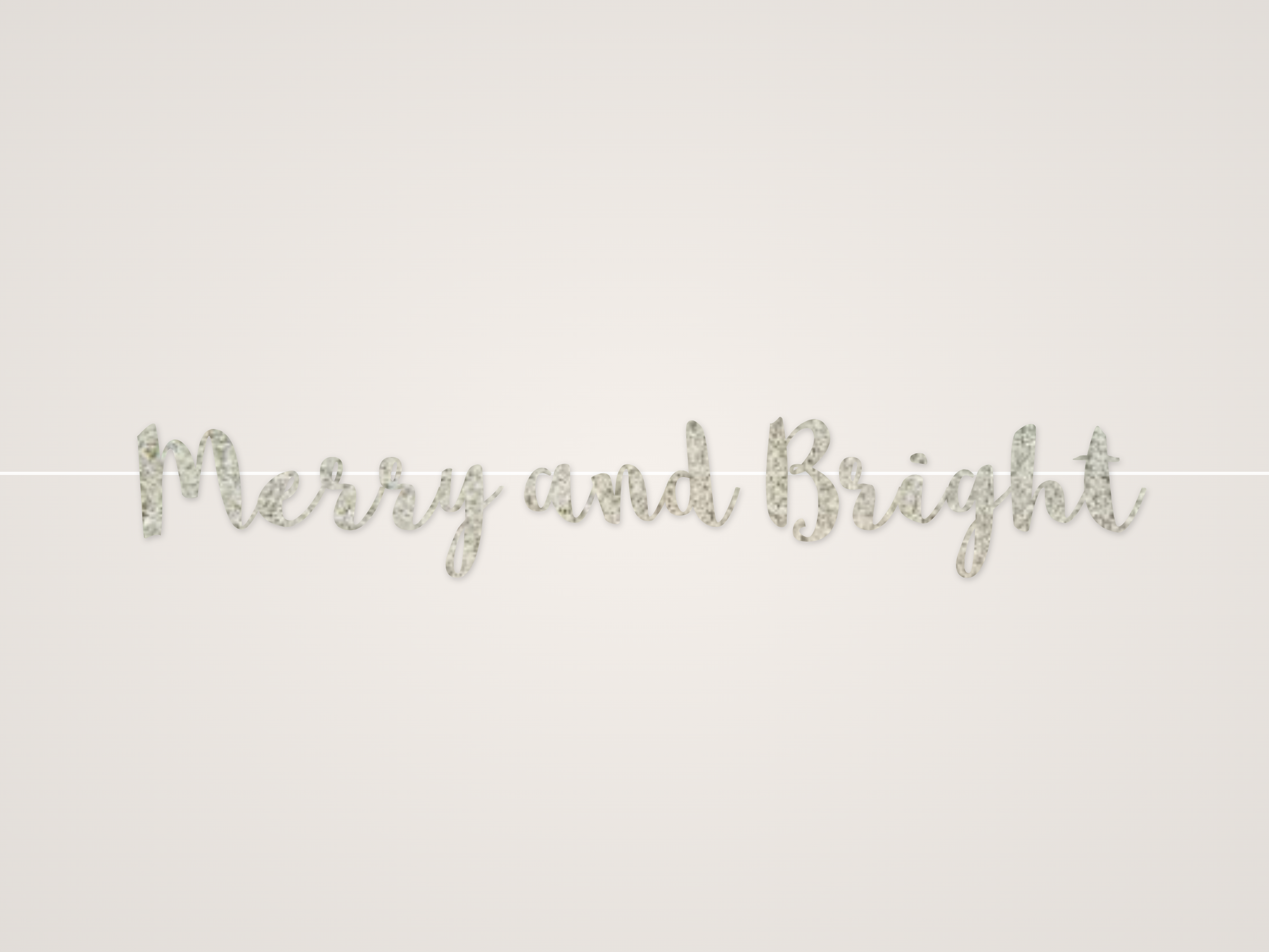 Merry and Bright Banner