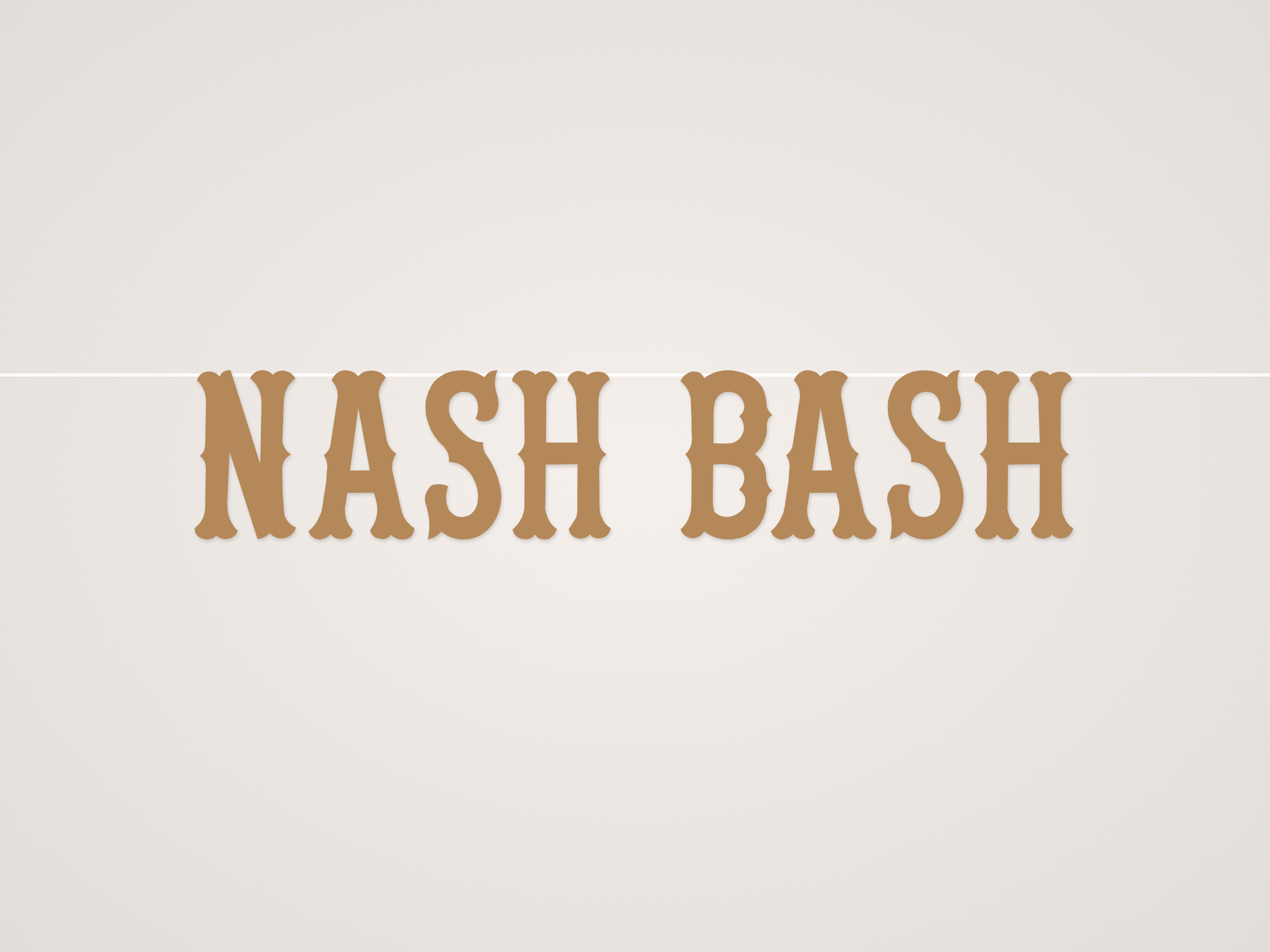 Nash Bash Banner