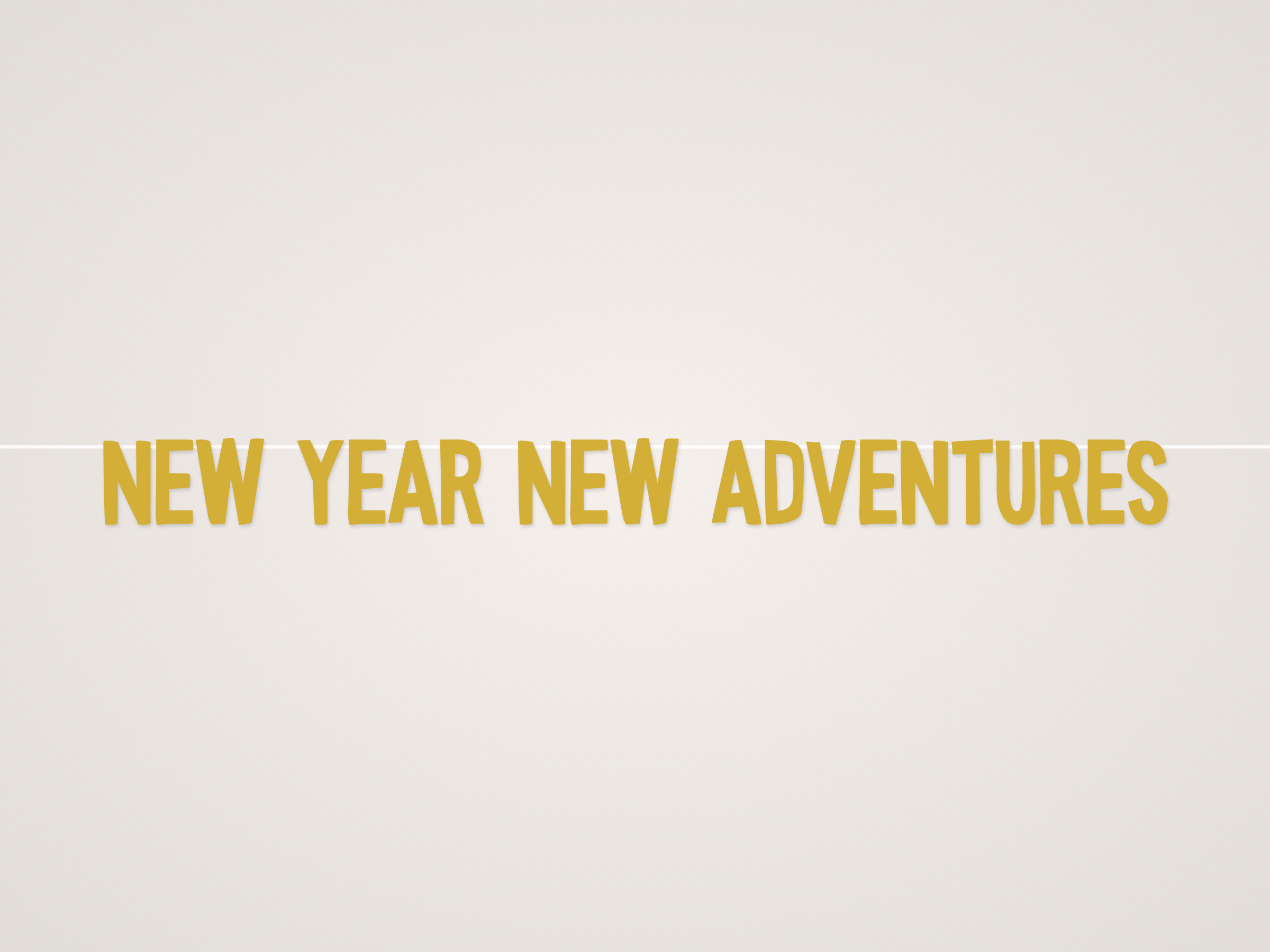 New Year New Adventures Banner