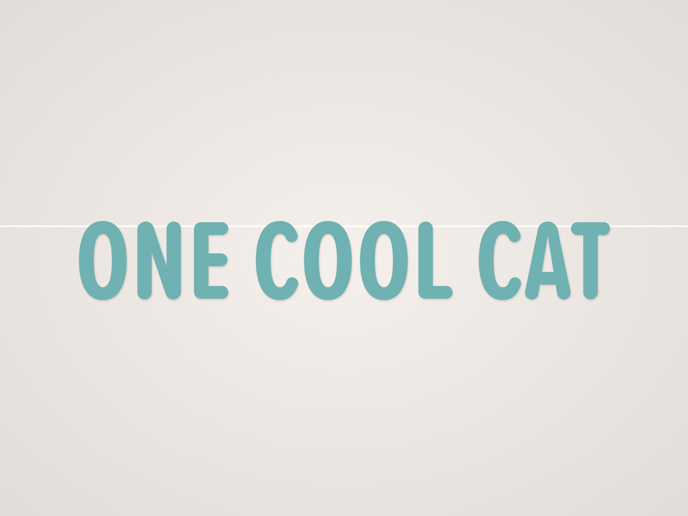 One Cool Cat Banner