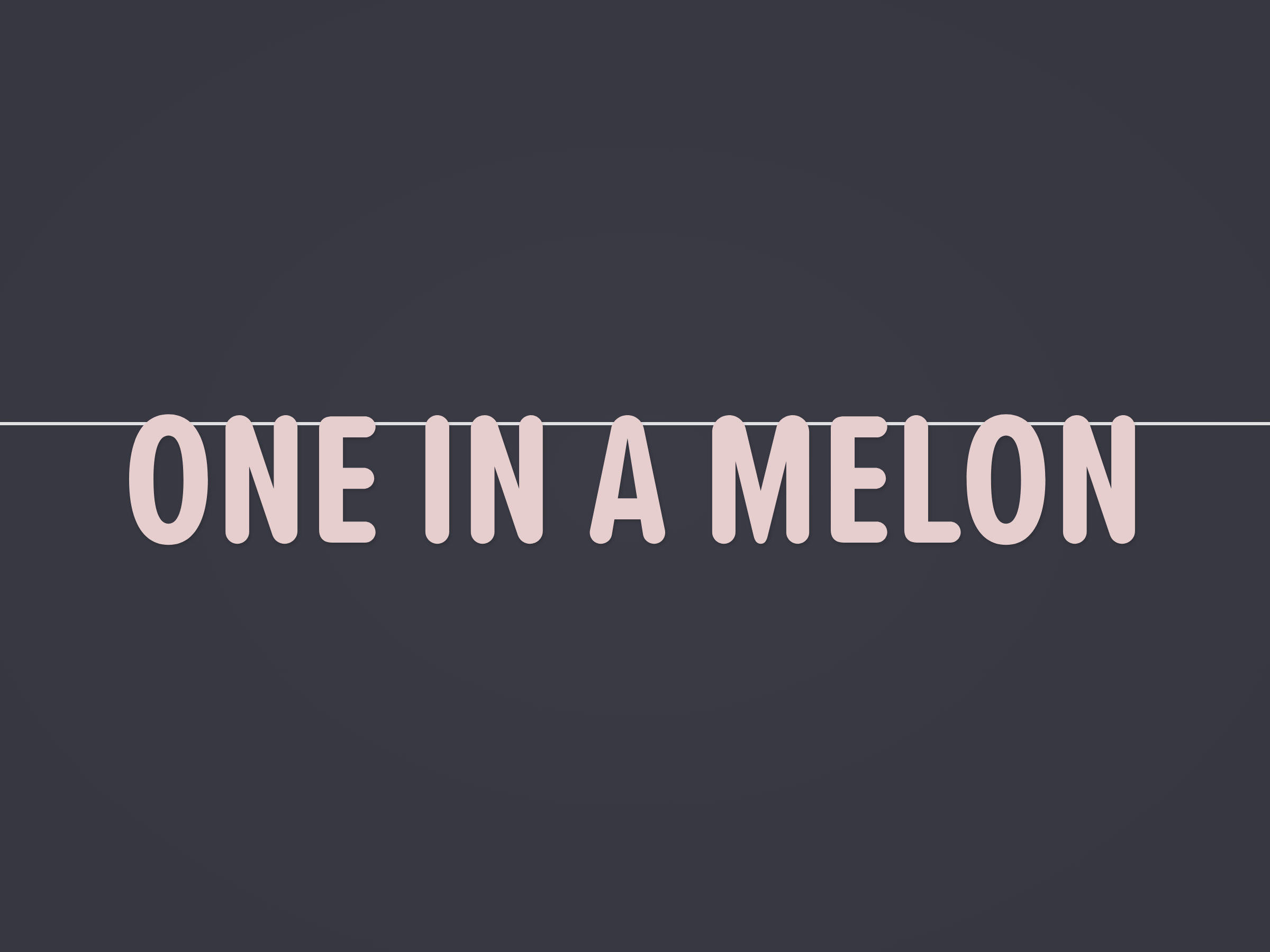 One in a Melon Banner