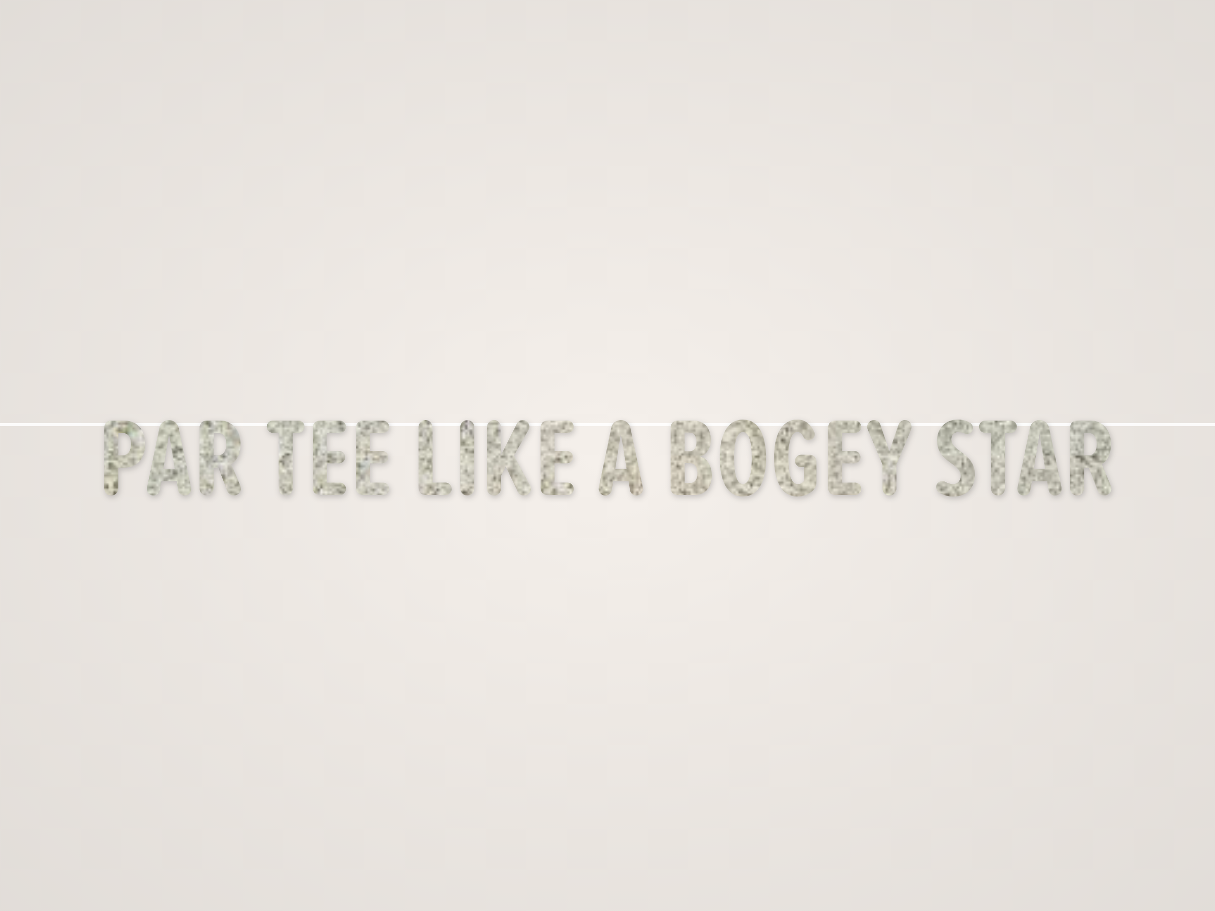 Par Tee Like a Bogey Star Banner