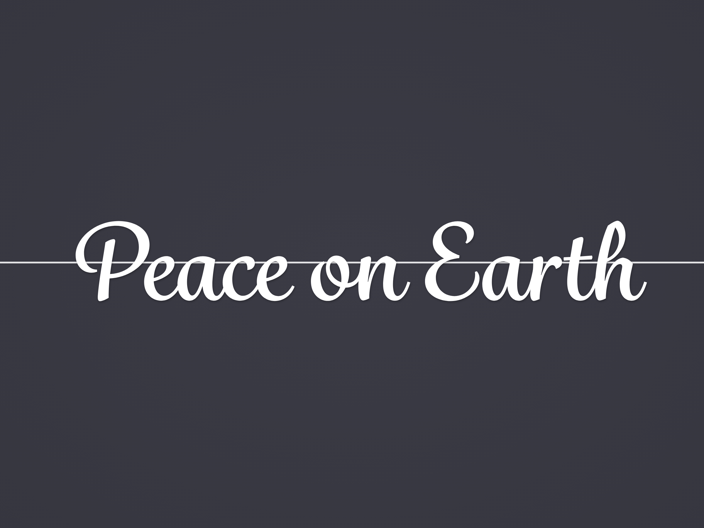 Peace on Earth Banner