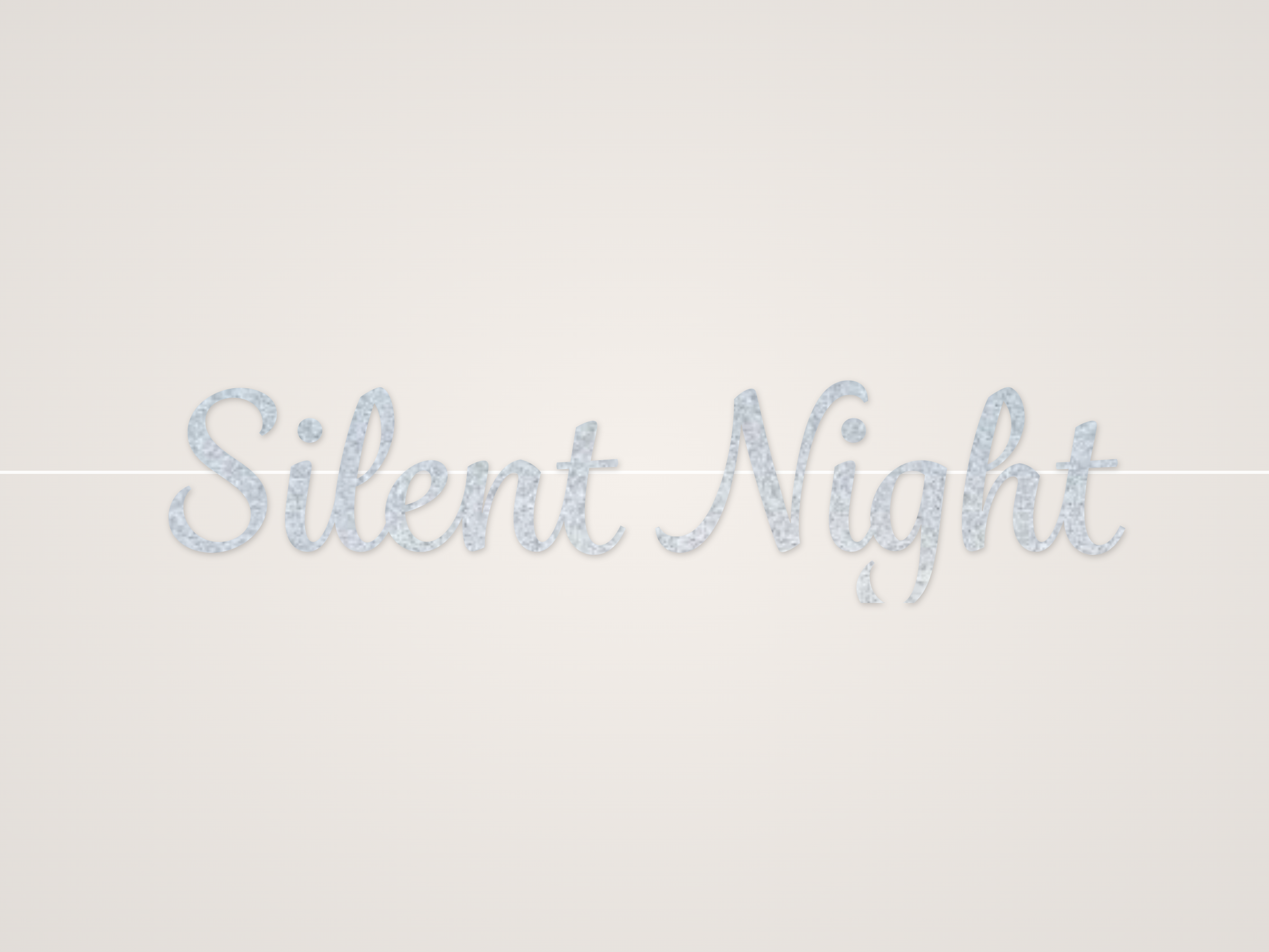 Silent Night Banner
