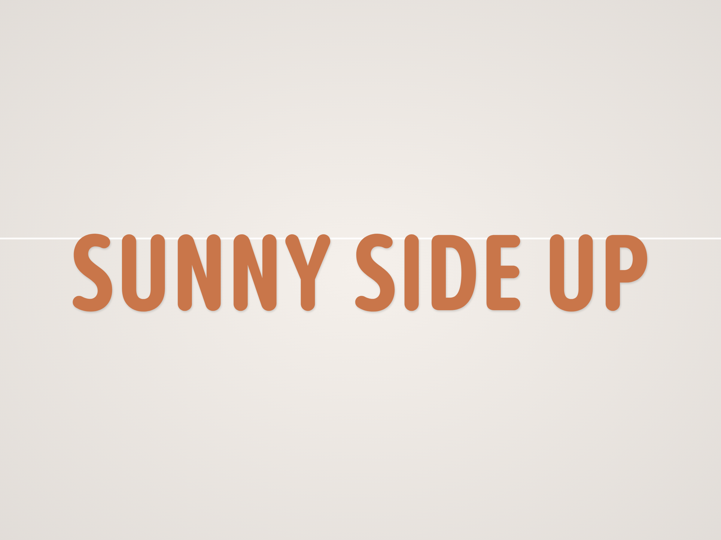 Sunny Side Up Banner