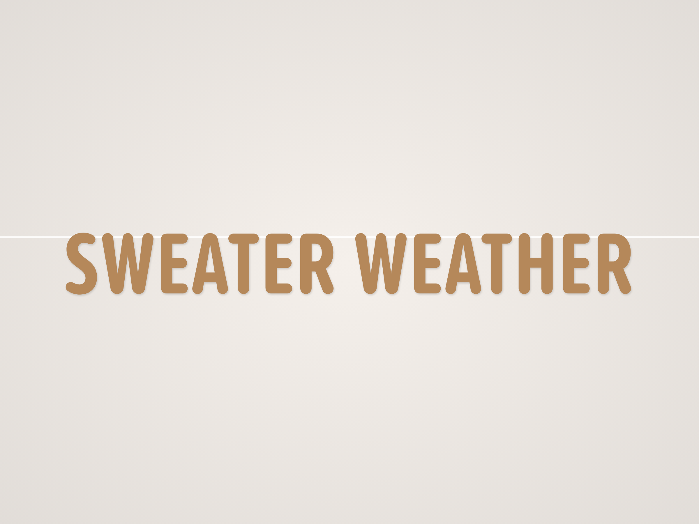 Sweater Weather Banner