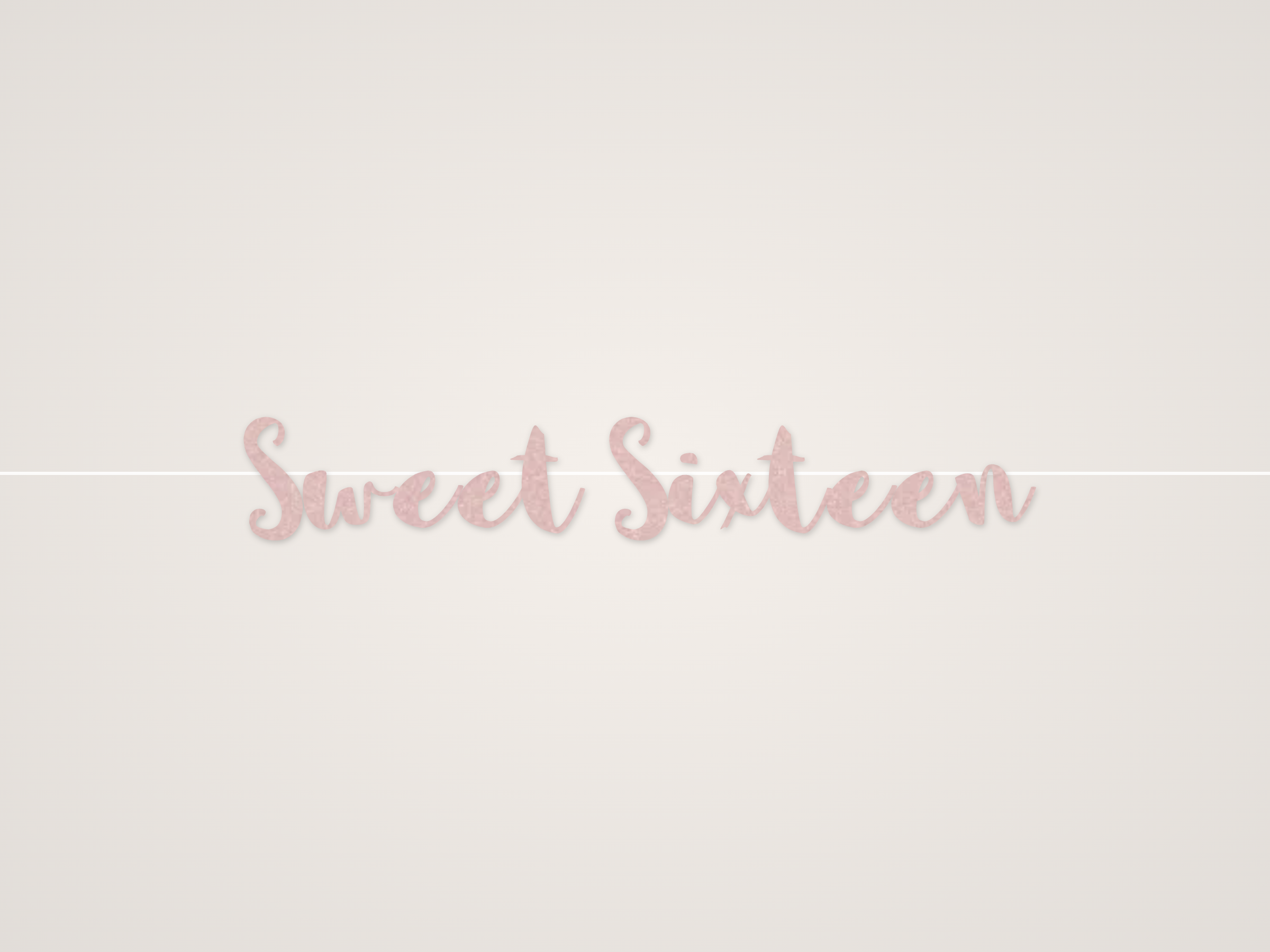 Sweet Sixteen Banner