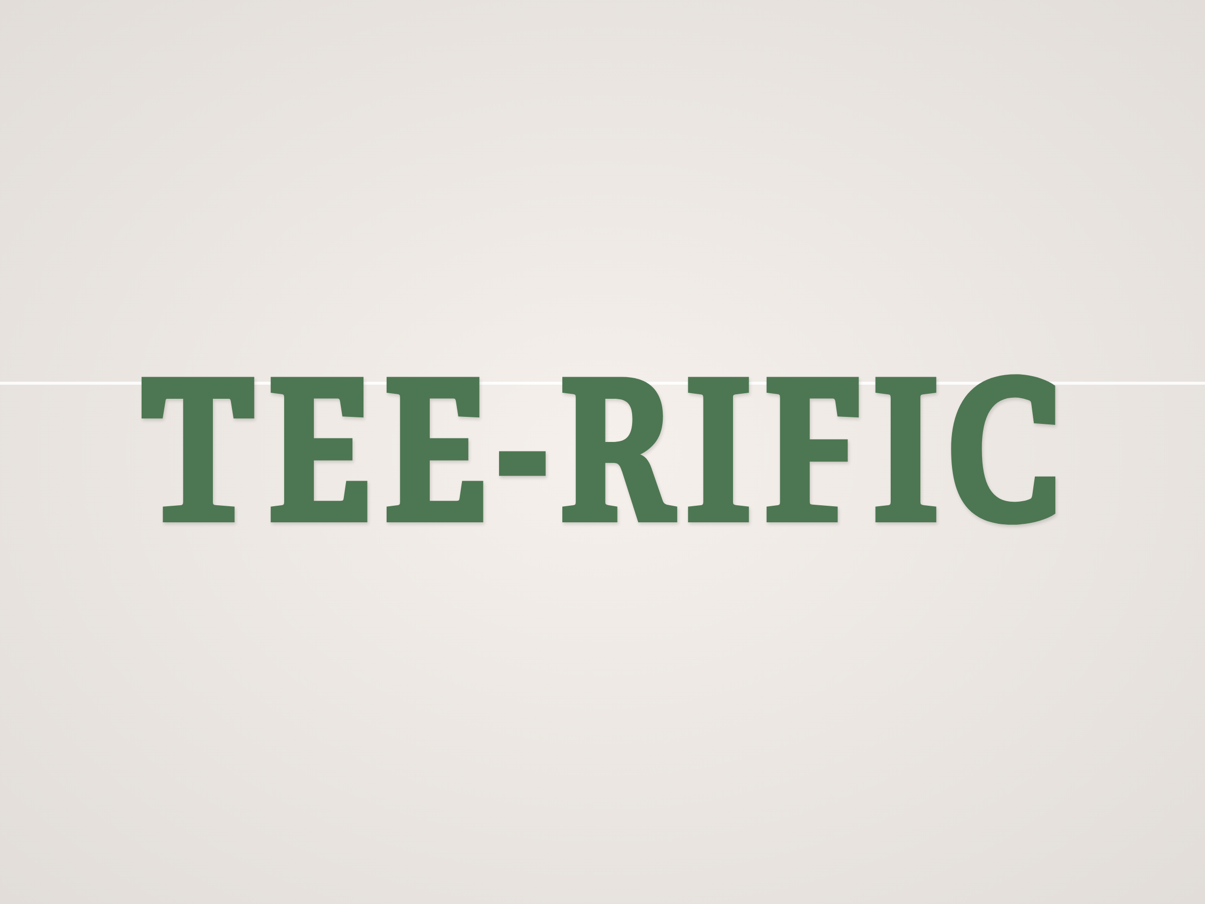 Tee-rific Banner
