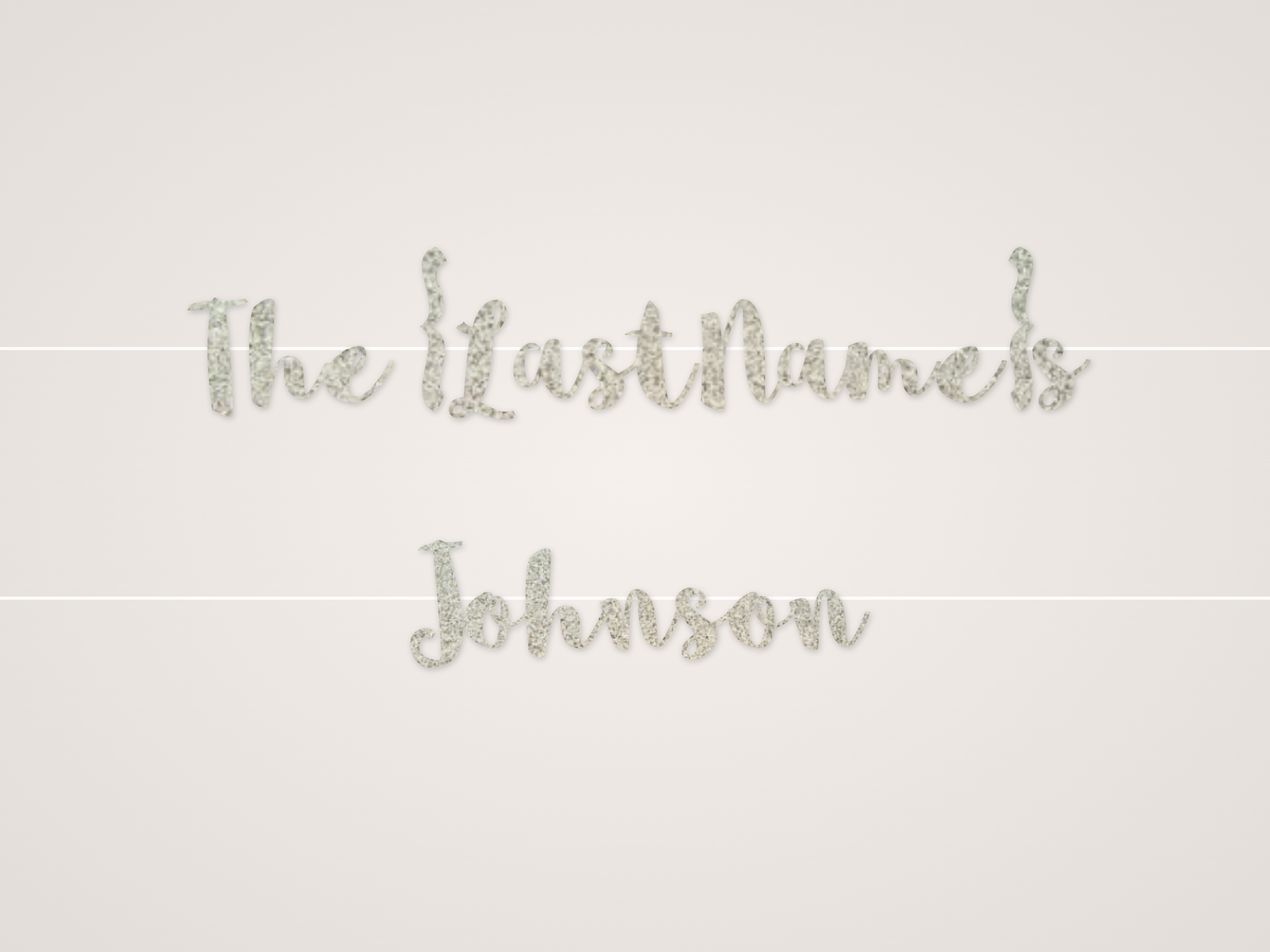 The {LastName}s Banner