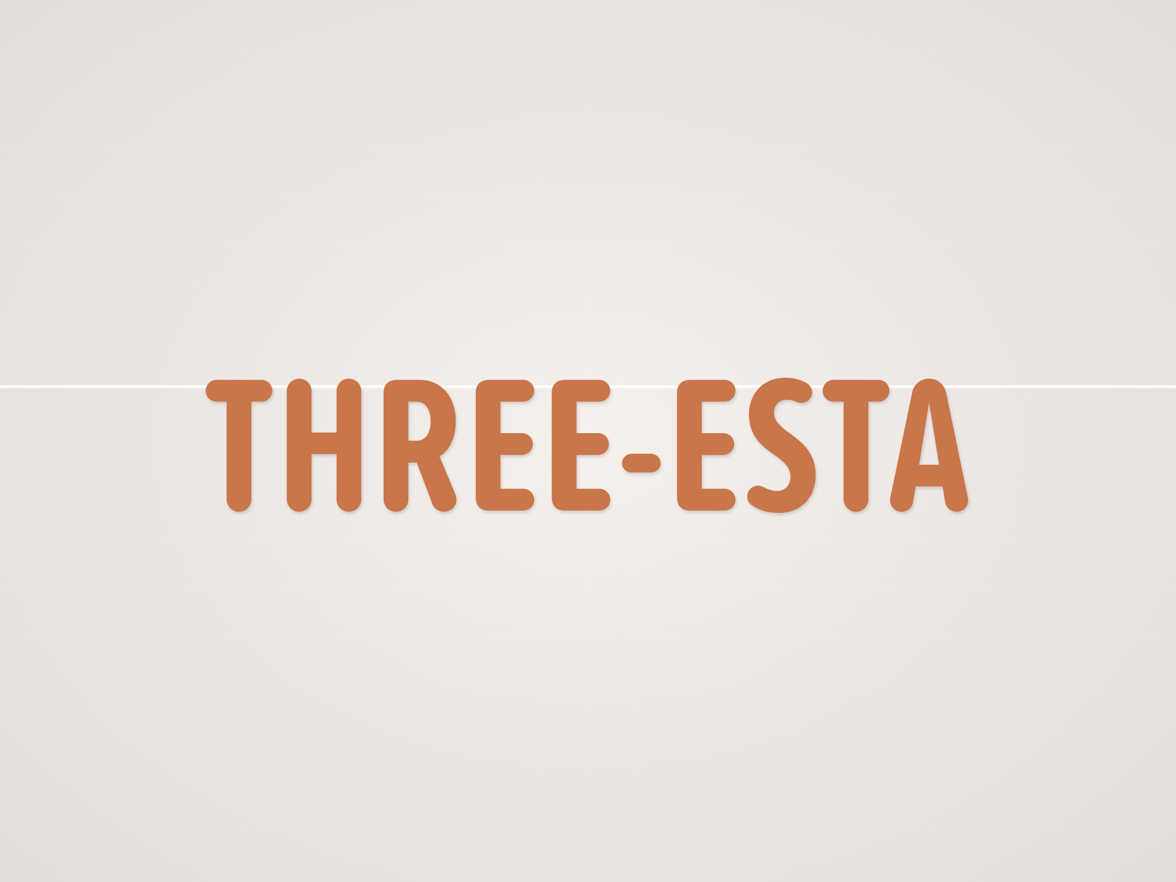 Three-esta Banner